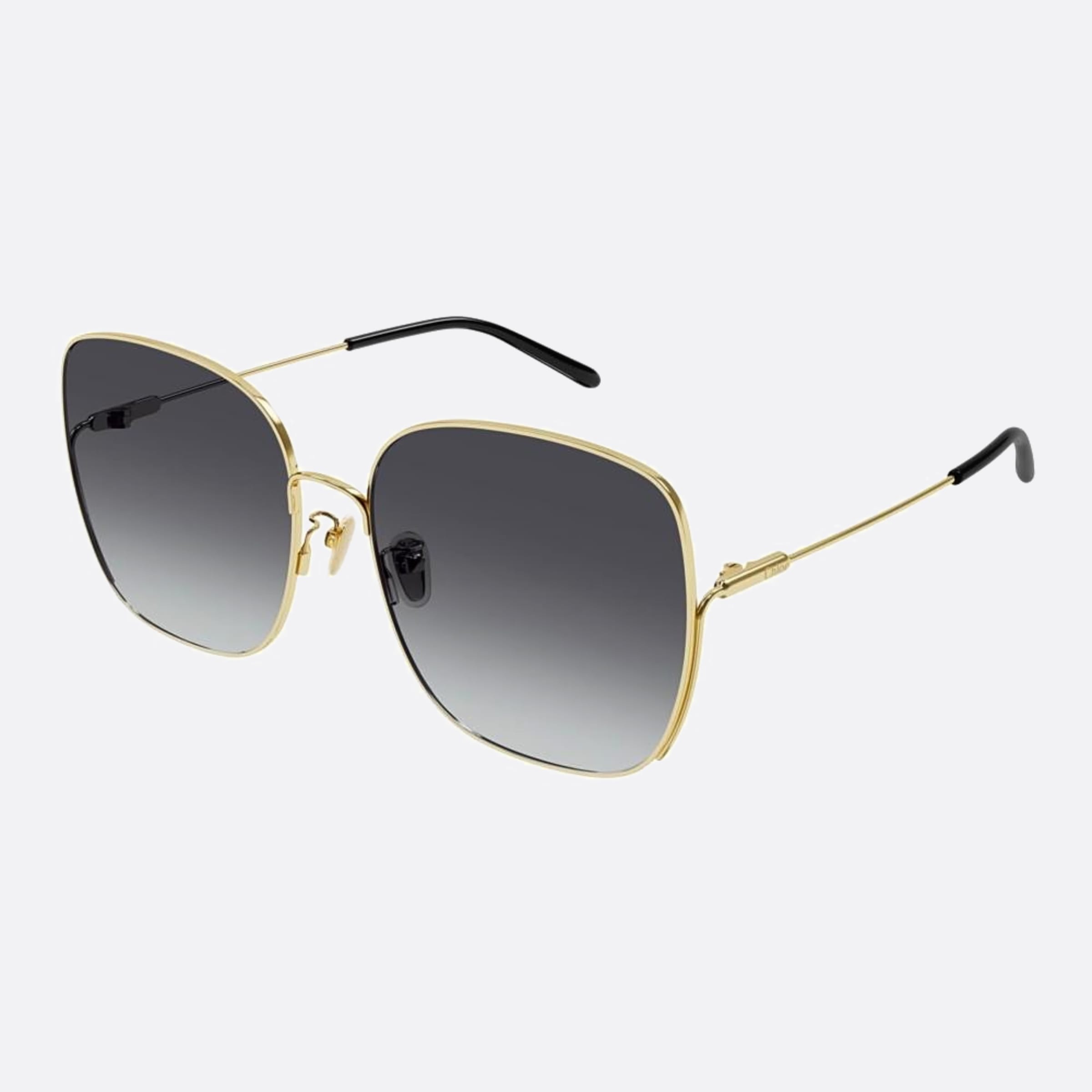 Chloe 61mm Ch0170sa Bgt Gold Butterfly Women Sunglasses - Side View