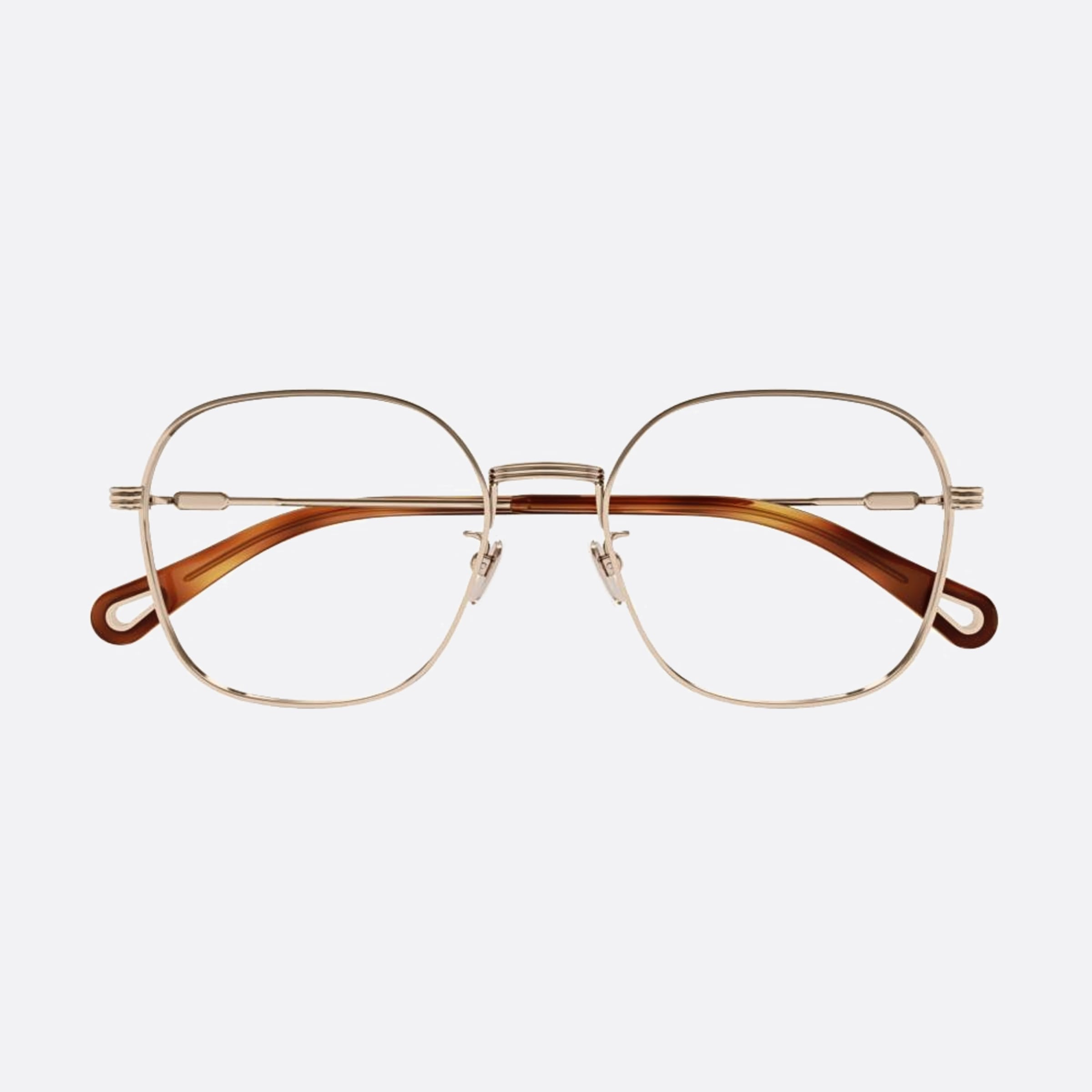 Chloe 54mm Ch0182ok Gold Geometric Women Eyeglasses - Main View