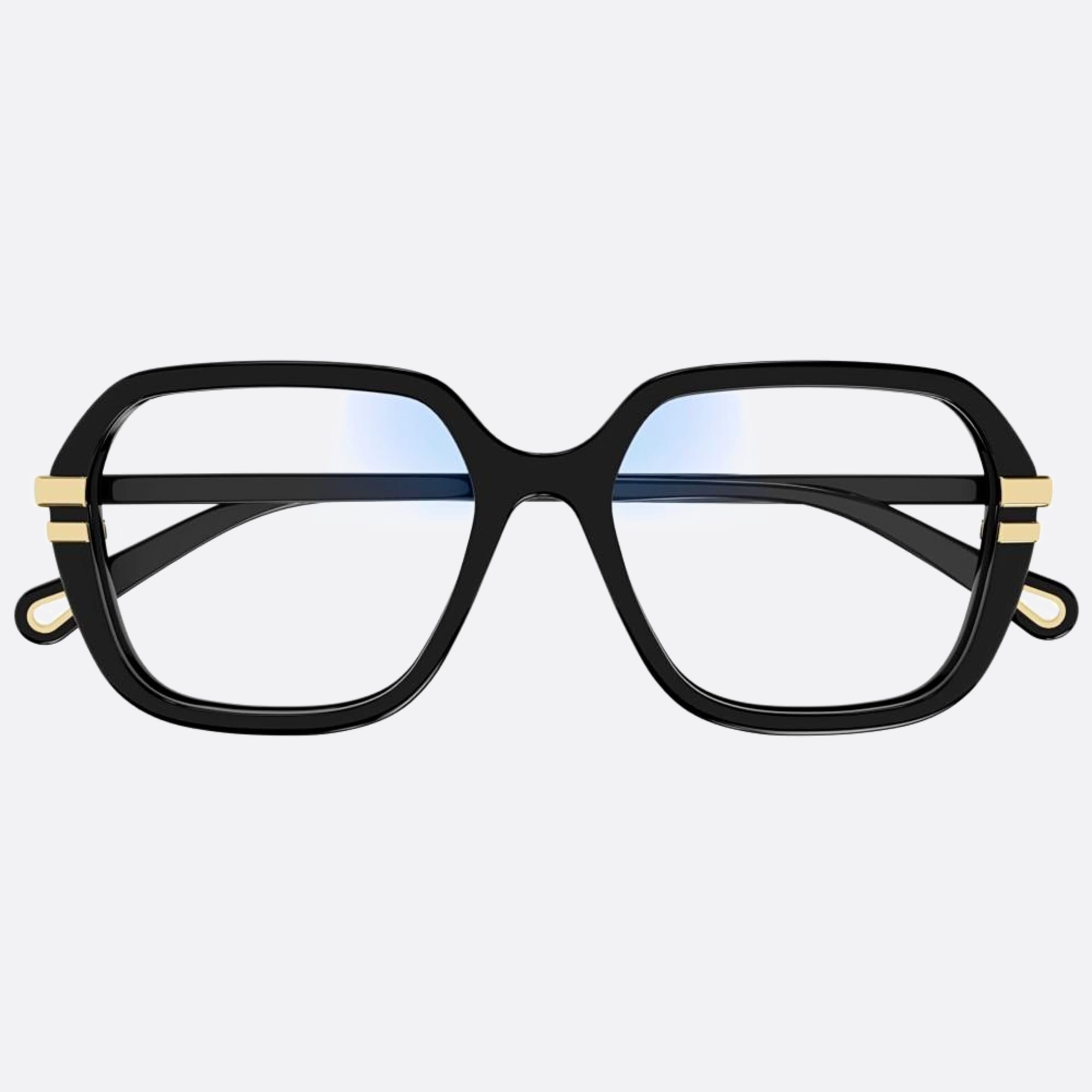 Chloe 55mm Black Squared Women Sunglasses - Main View