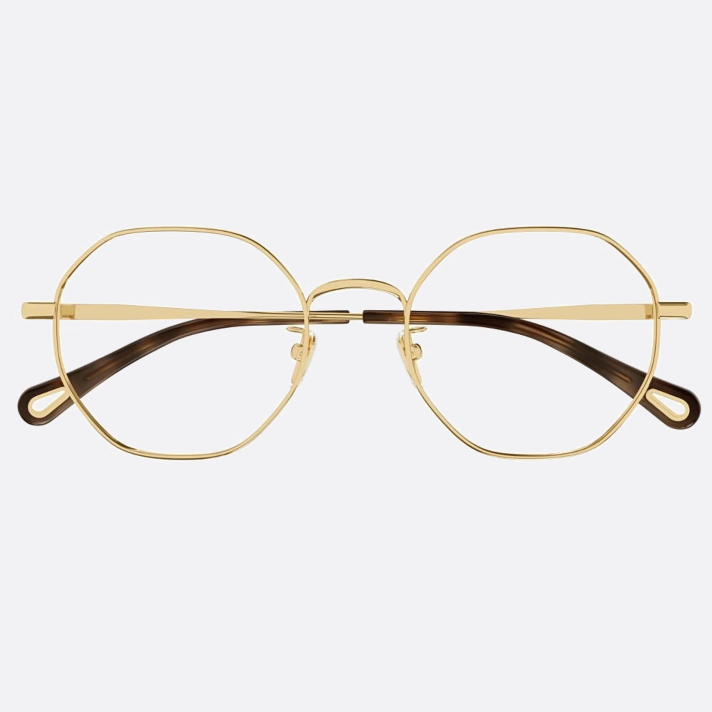 Chloe 52mm Ch0215oa Gold Round Women Eyeglasses - Main View