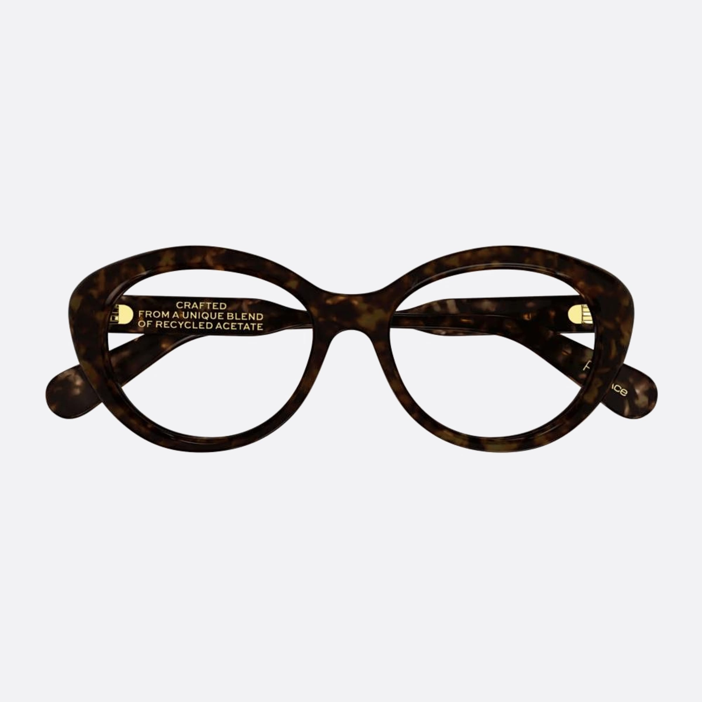Chloe 53mm Havana Cat Eye Women Eyeglasses - Main View