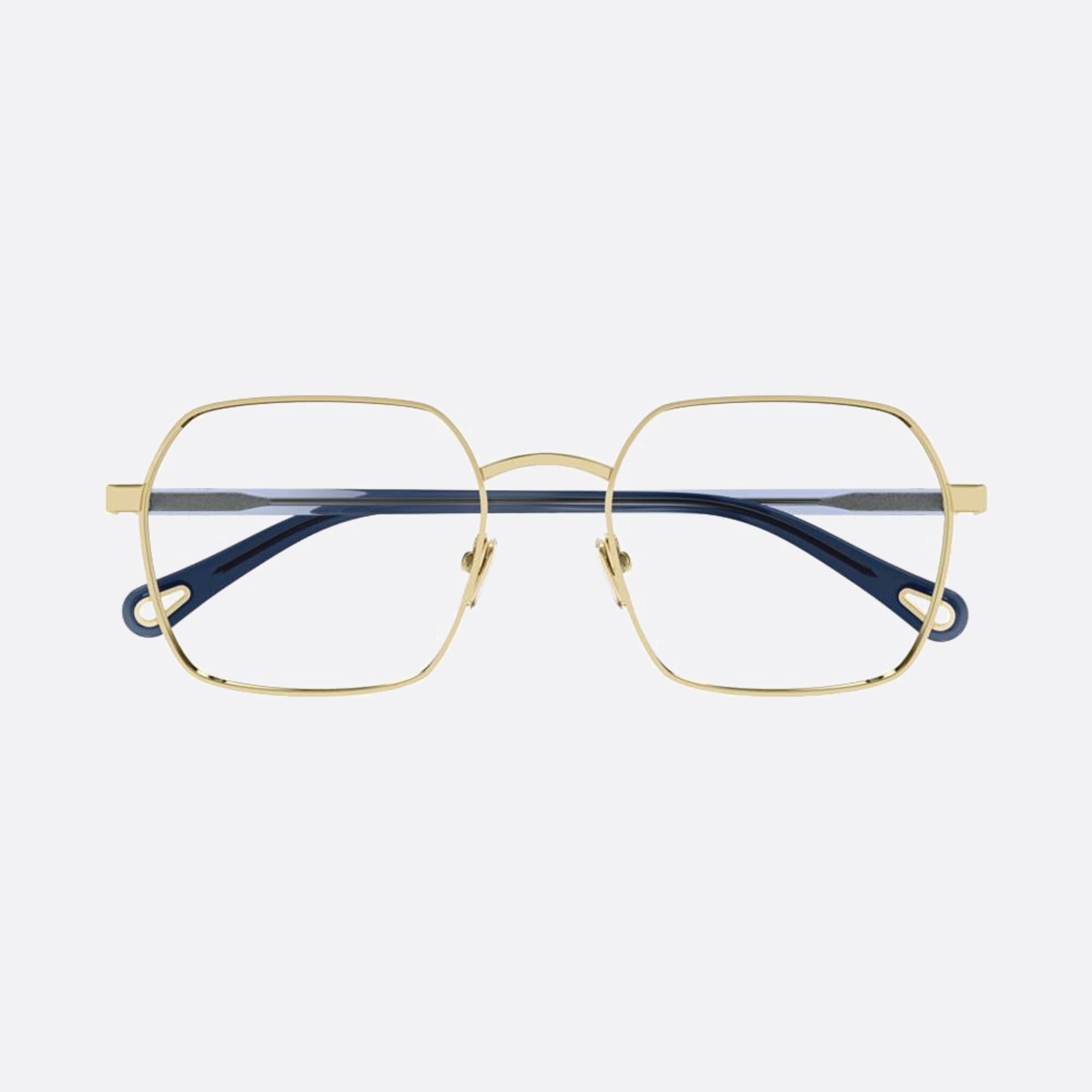 Chloe 54mm Gold Squared Women Eyeglasses - Main View