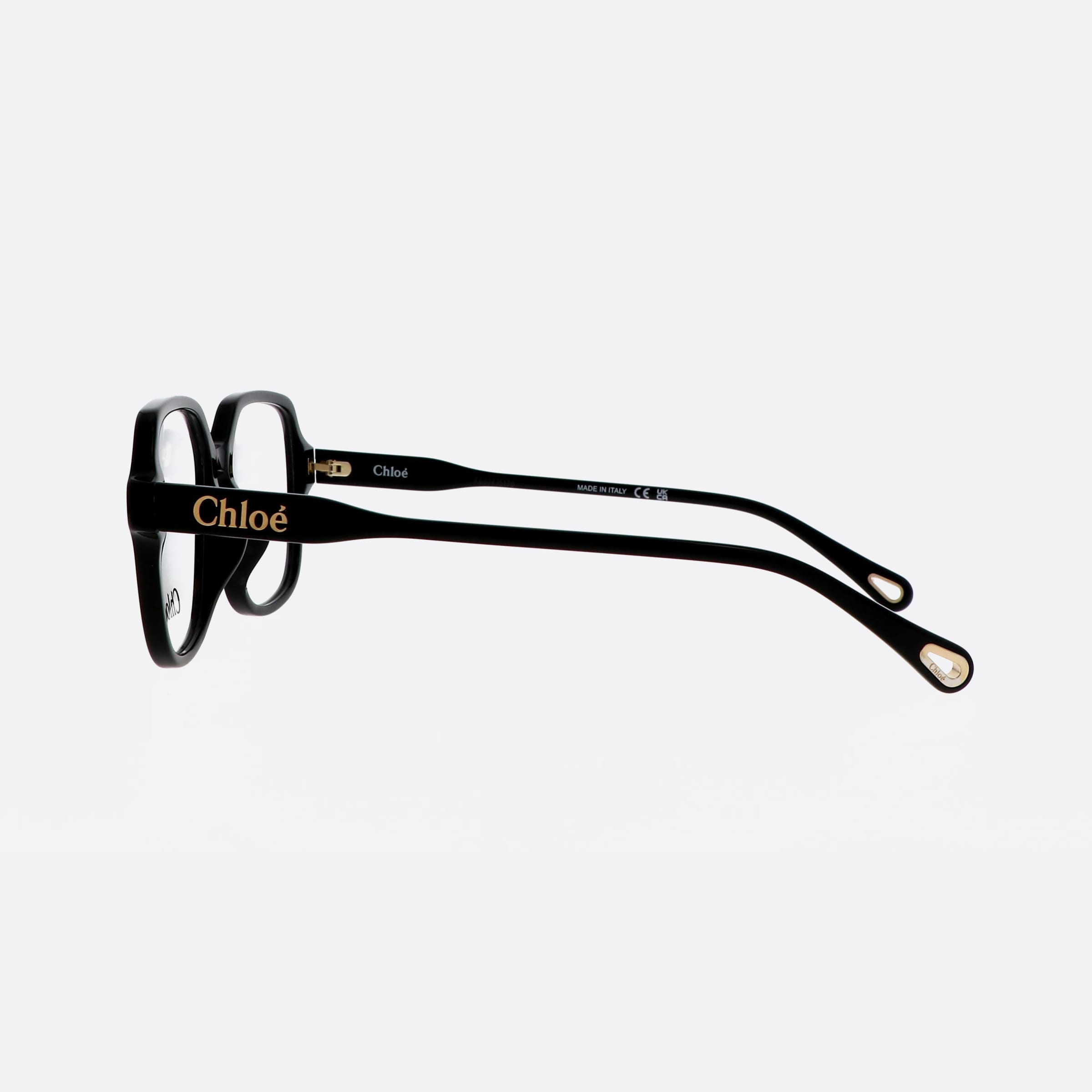 Chloe 53mm Ch0277oa Black Squared Women Eyeglasses - Detail View