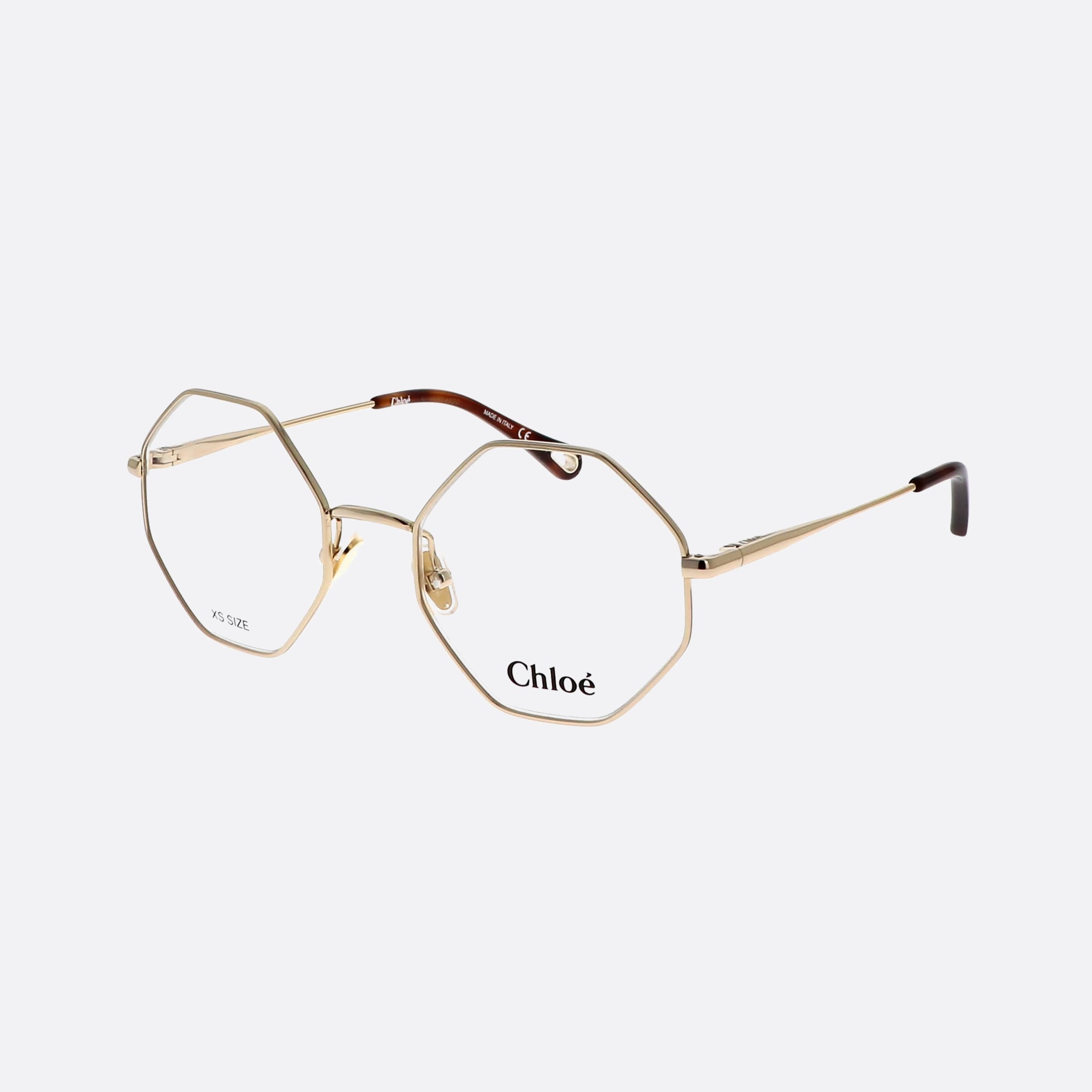 Chloe 50mm Palma Gold Geometric Women Eyeglasses - Main View