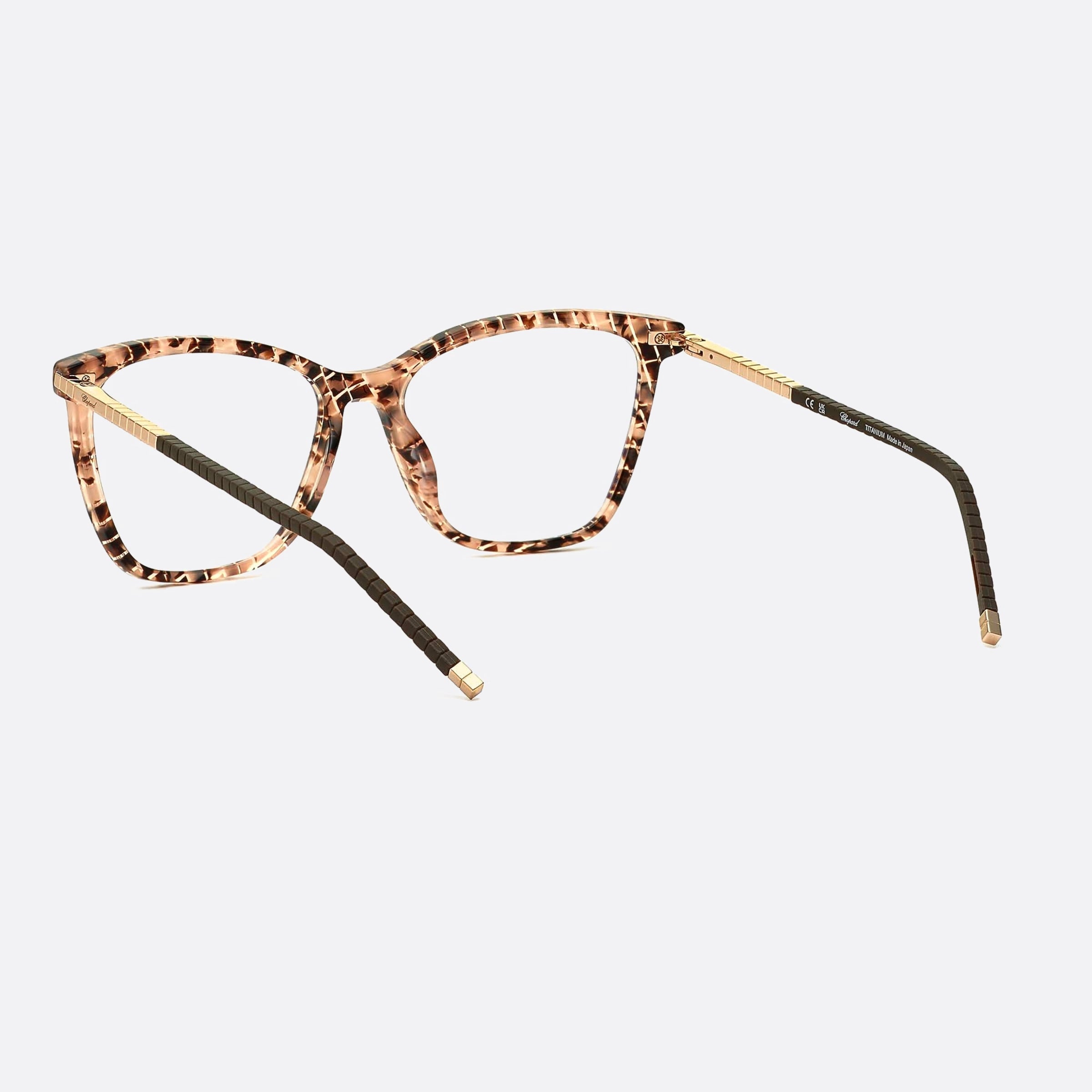 Chopard 55mm Vch349m 0agk Havana Geometric Women Eyeglasses - Lifestyle Shot