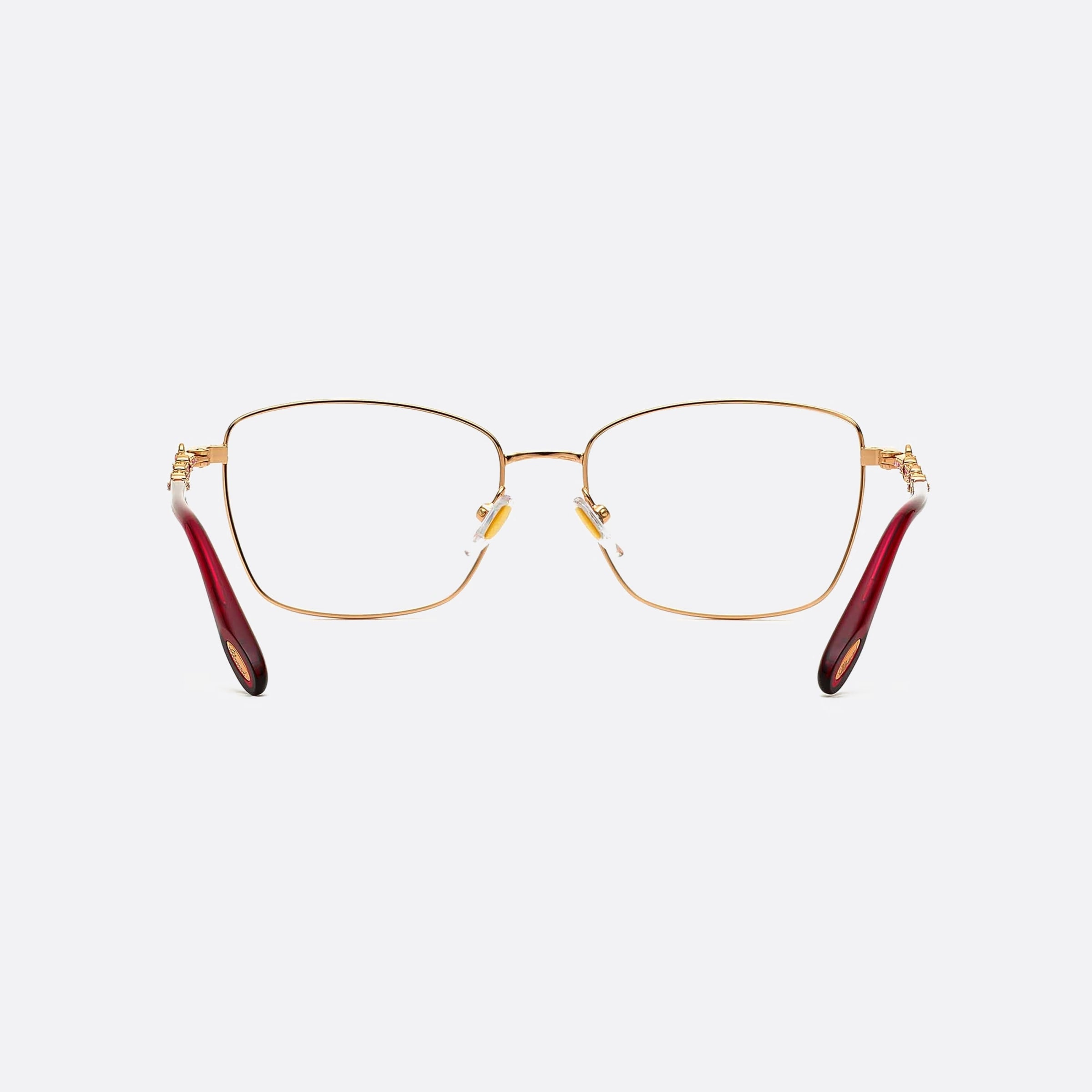 Chopard 55mm Vchg65s 08m2 Red Geometric Women Eyeglasses - Lifestyle Shot