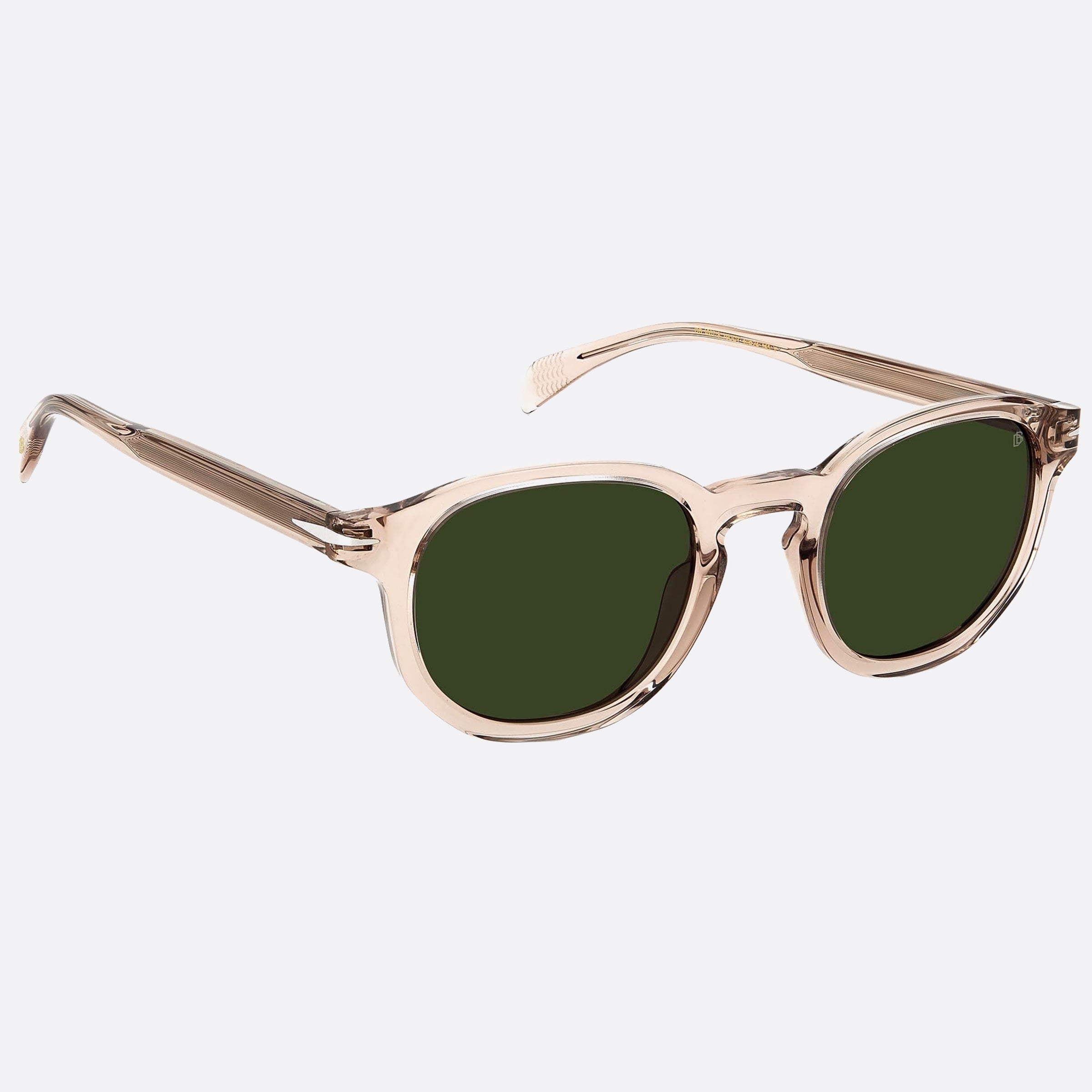 David 49mm Beckham 79u Pink Round Men Sunglasses - Detail View