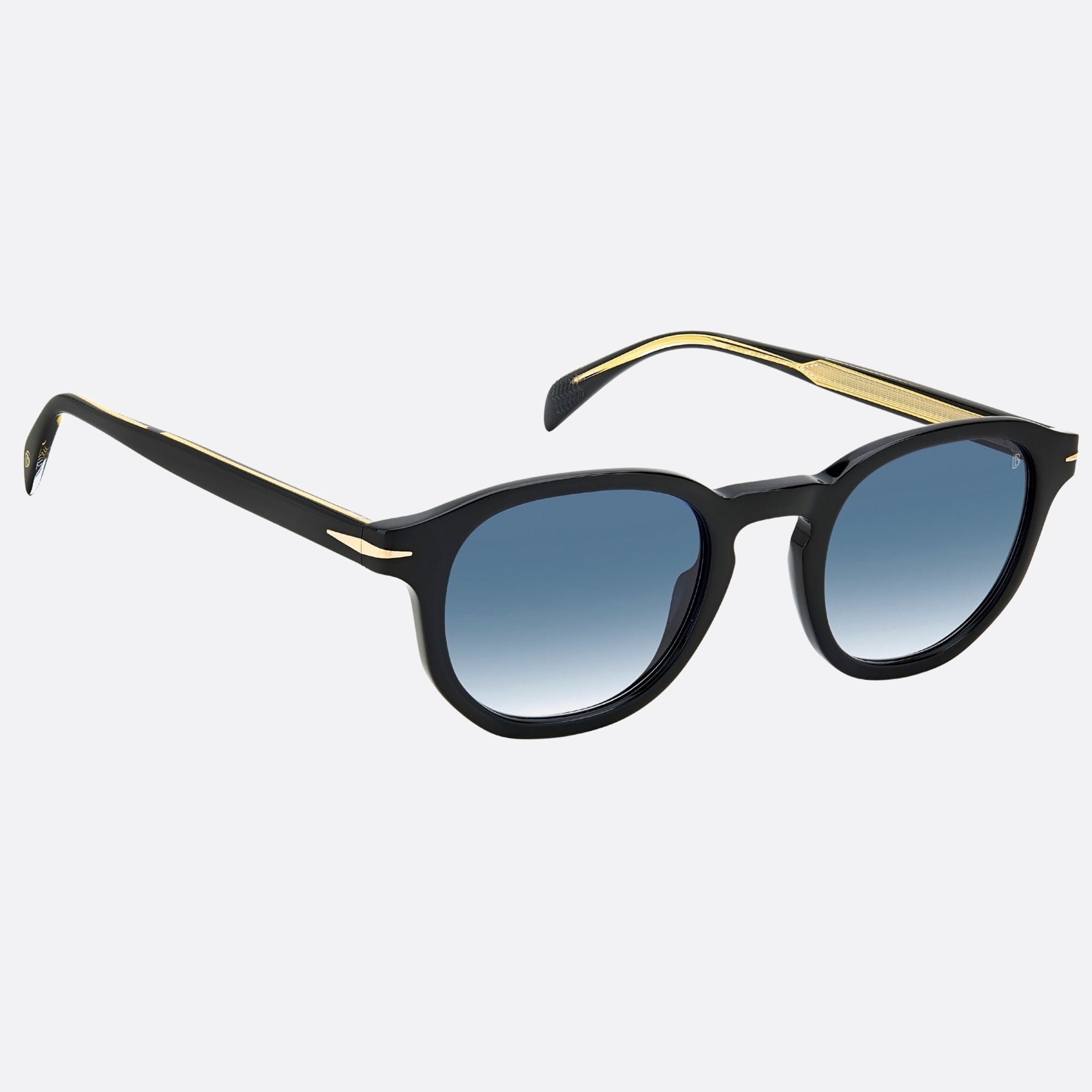 David 49mm Beckham Black Visor Men Sunglasses - Detail View