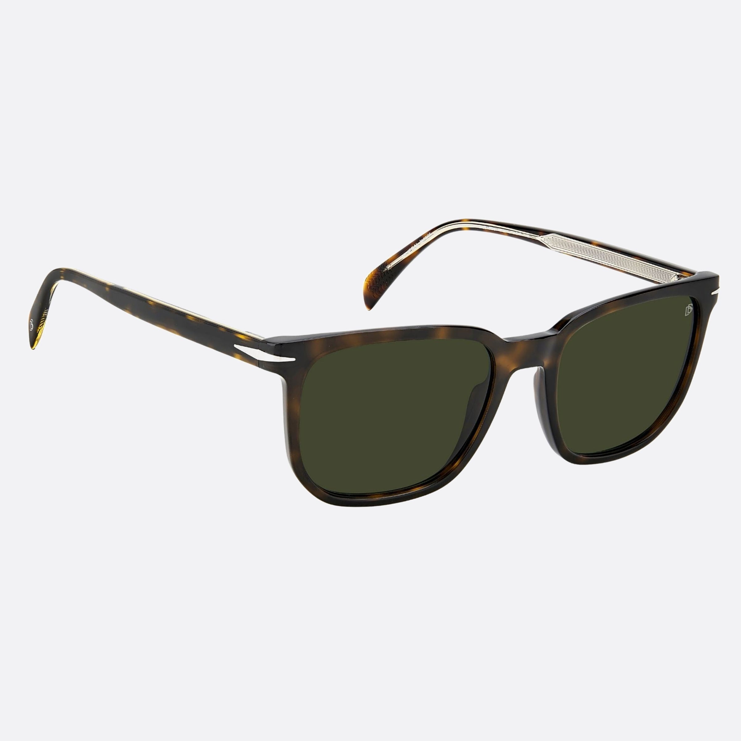 David 54mm Beckham 45z Havana Squared Men Sunglasses - Detail View