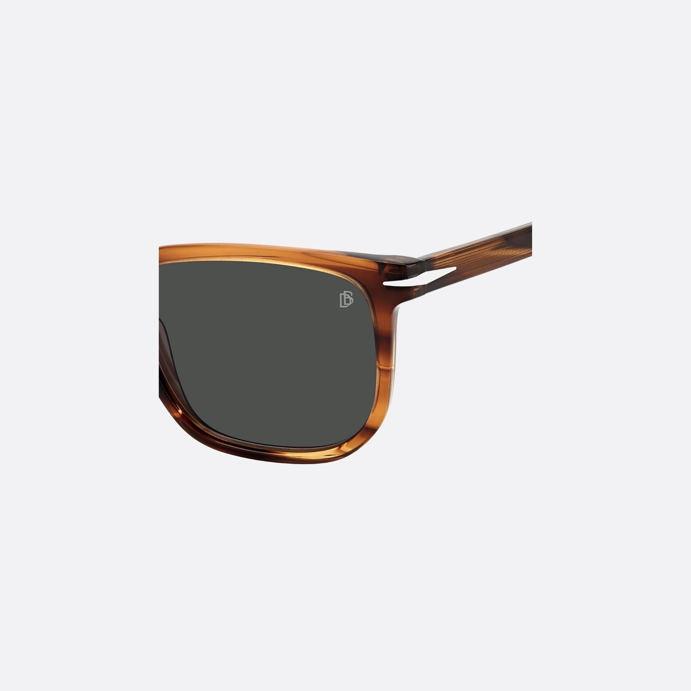 David 54mm Beckham Kvi Brown Squared Men Sunglasses - Lifestyle Shot