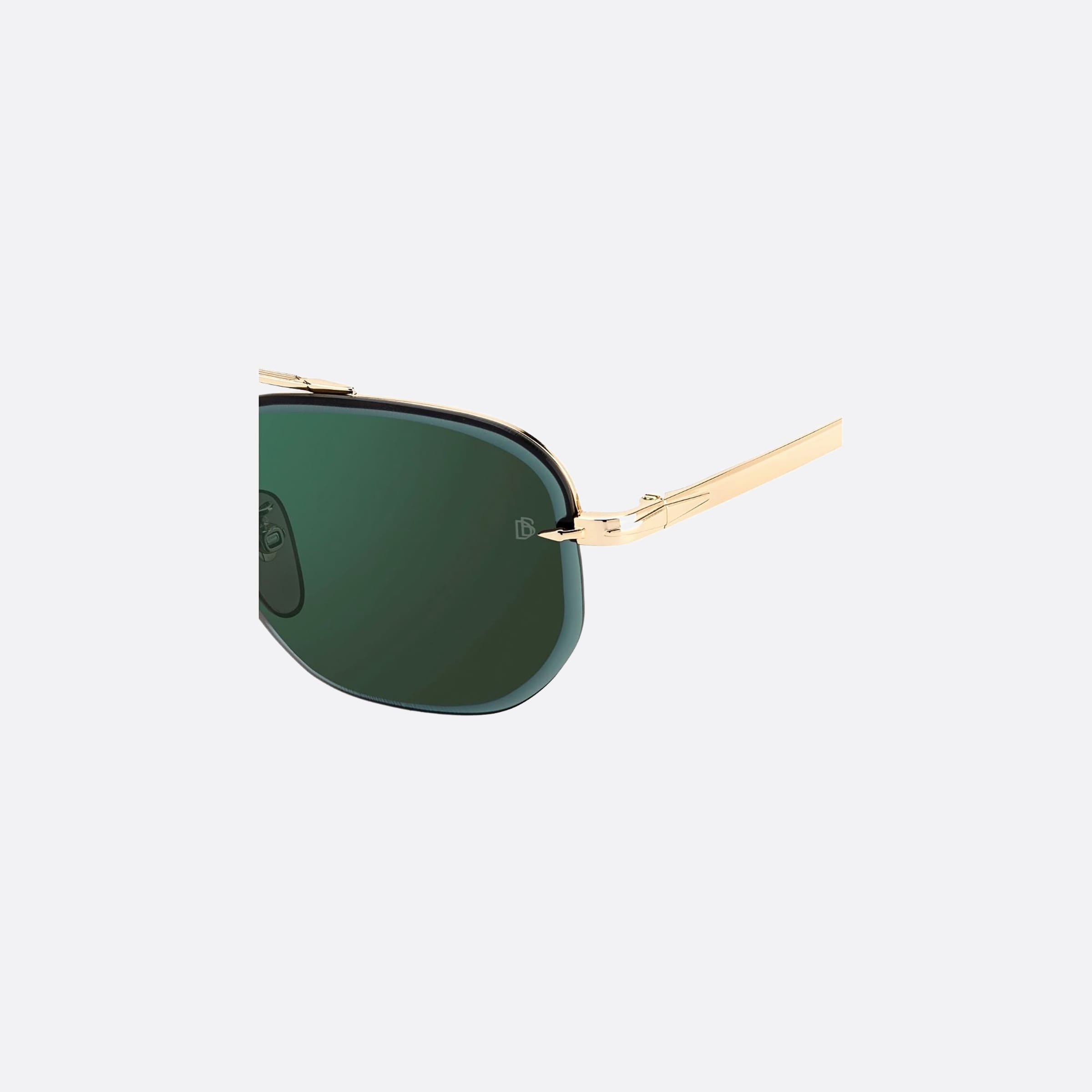David 53mm Beckham 06j Gold Geometric Men Sunglasses - Lifestyle Shot