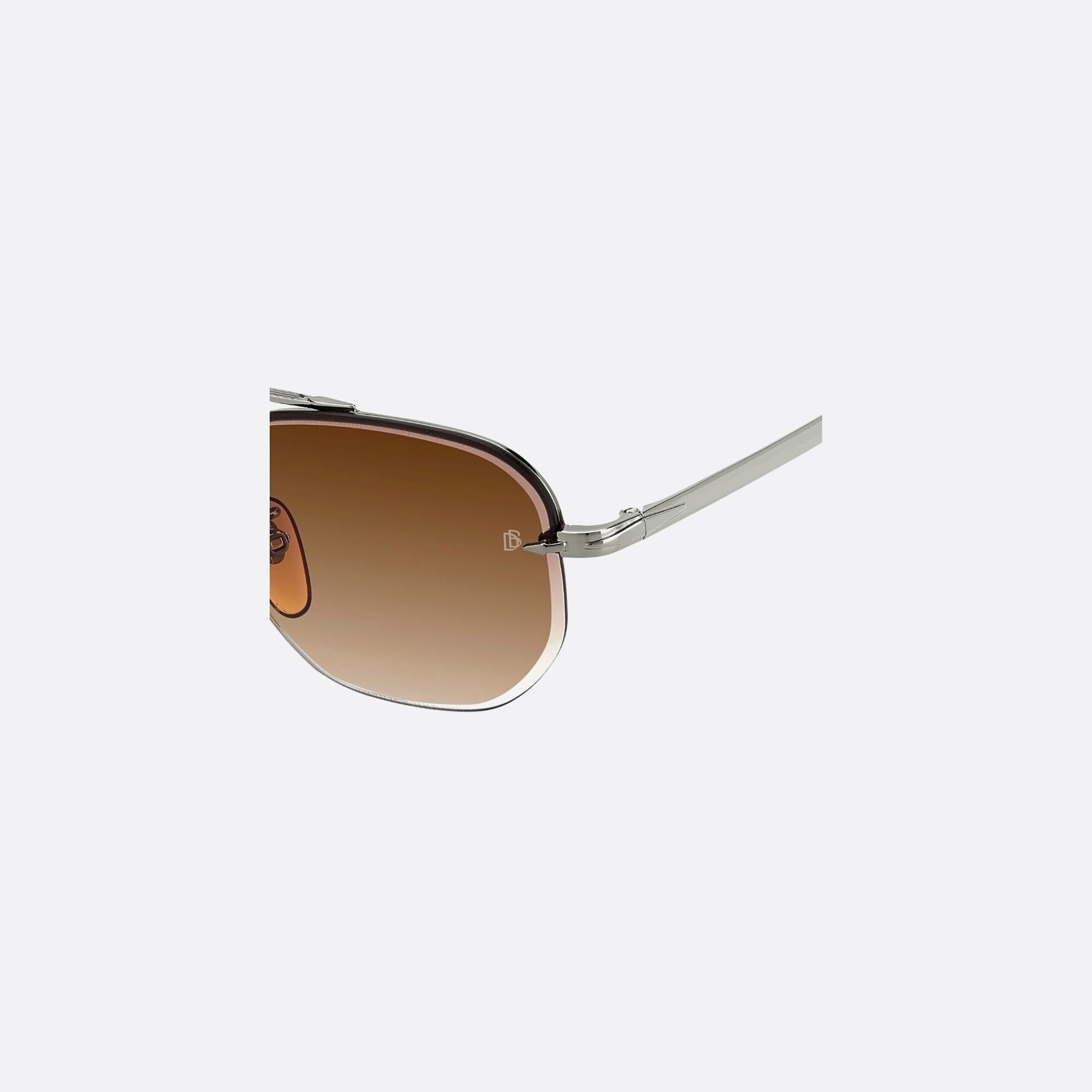 David 53mm Beckham 31z Grey Geometric Men Sunglasses - Lifestyle Shot