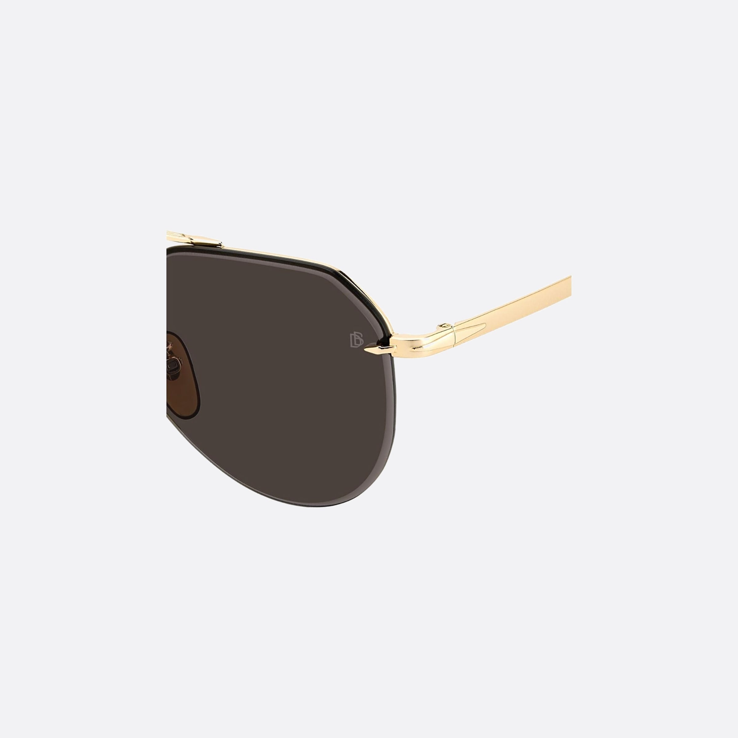 David 59mm Beckham Rhl Gold Pilot Men Sunglasses - Lifestyle Shot