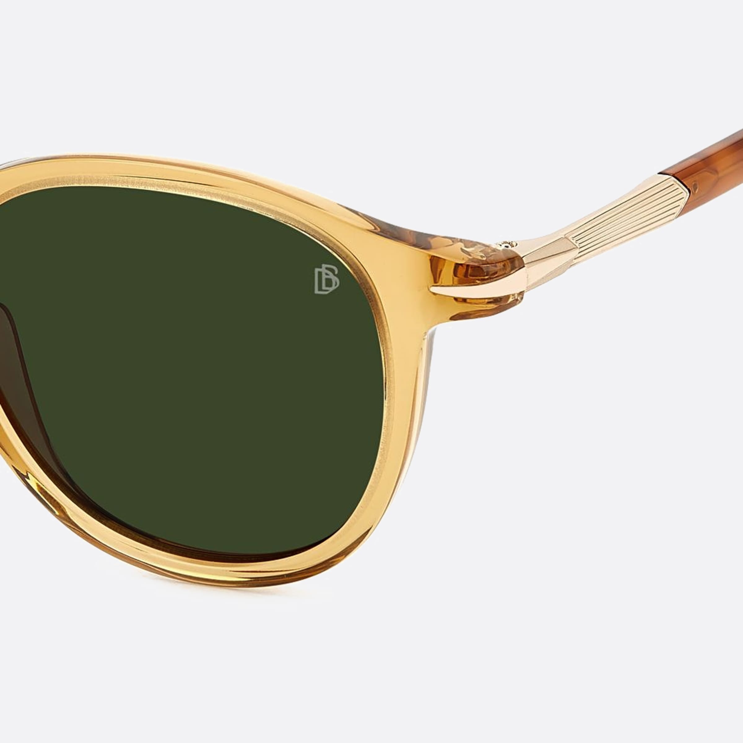 David 49mm Beckham Gyg Yellow Geometric Men Sunglasses - Lifestyle Shot