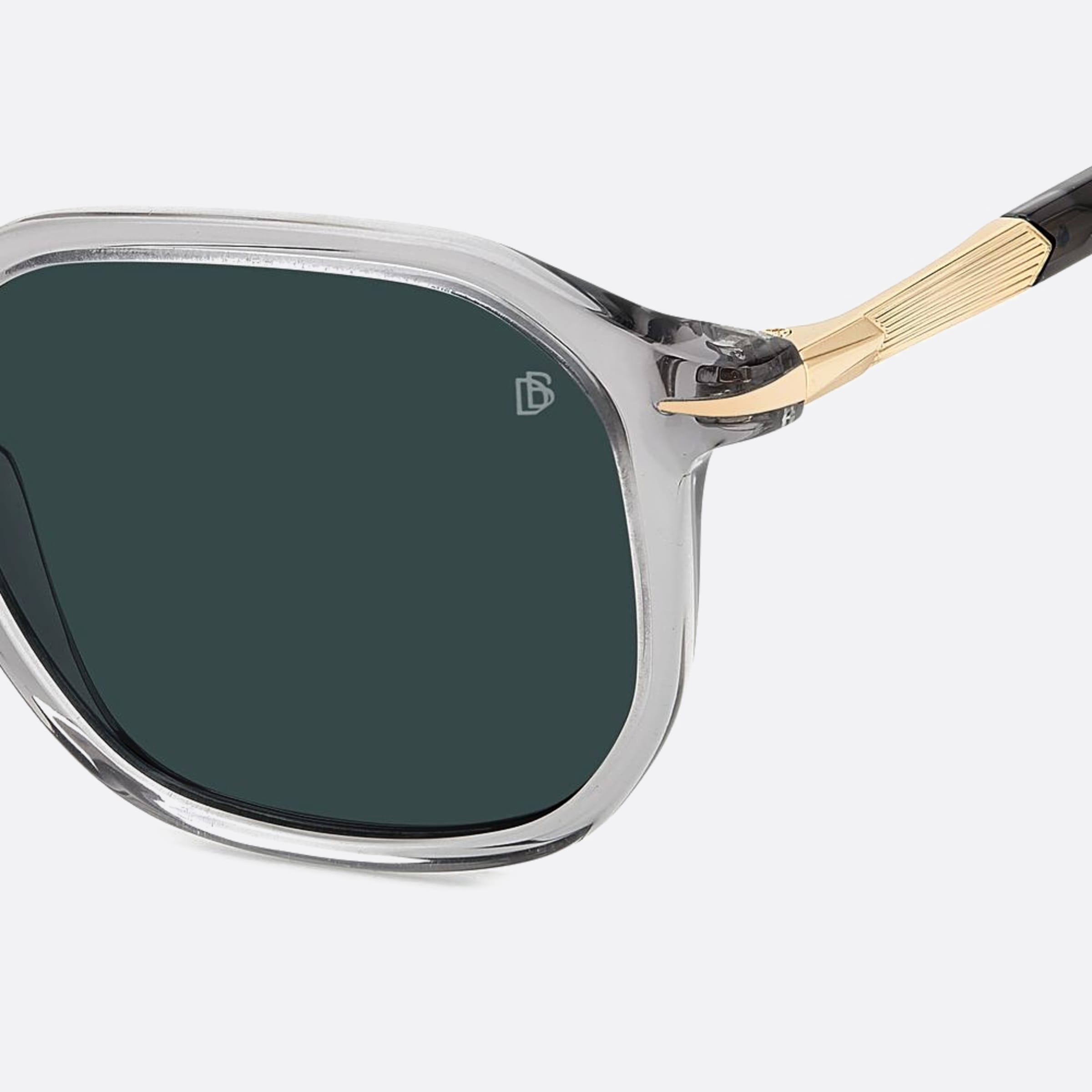 David 52mm Beckham Kb7 Grey Squared Men Sunglasses - Lifestyle Shot