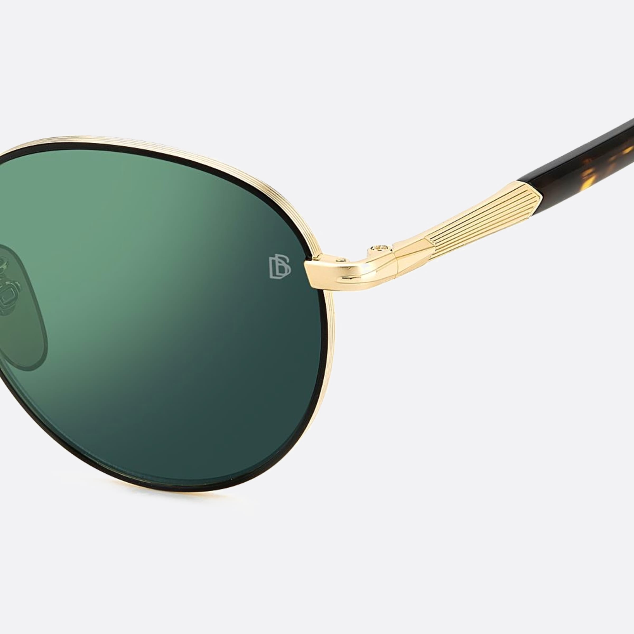 David 51mm Beckham I46 Black Round Men Sunglasses - Lifestyle Shot