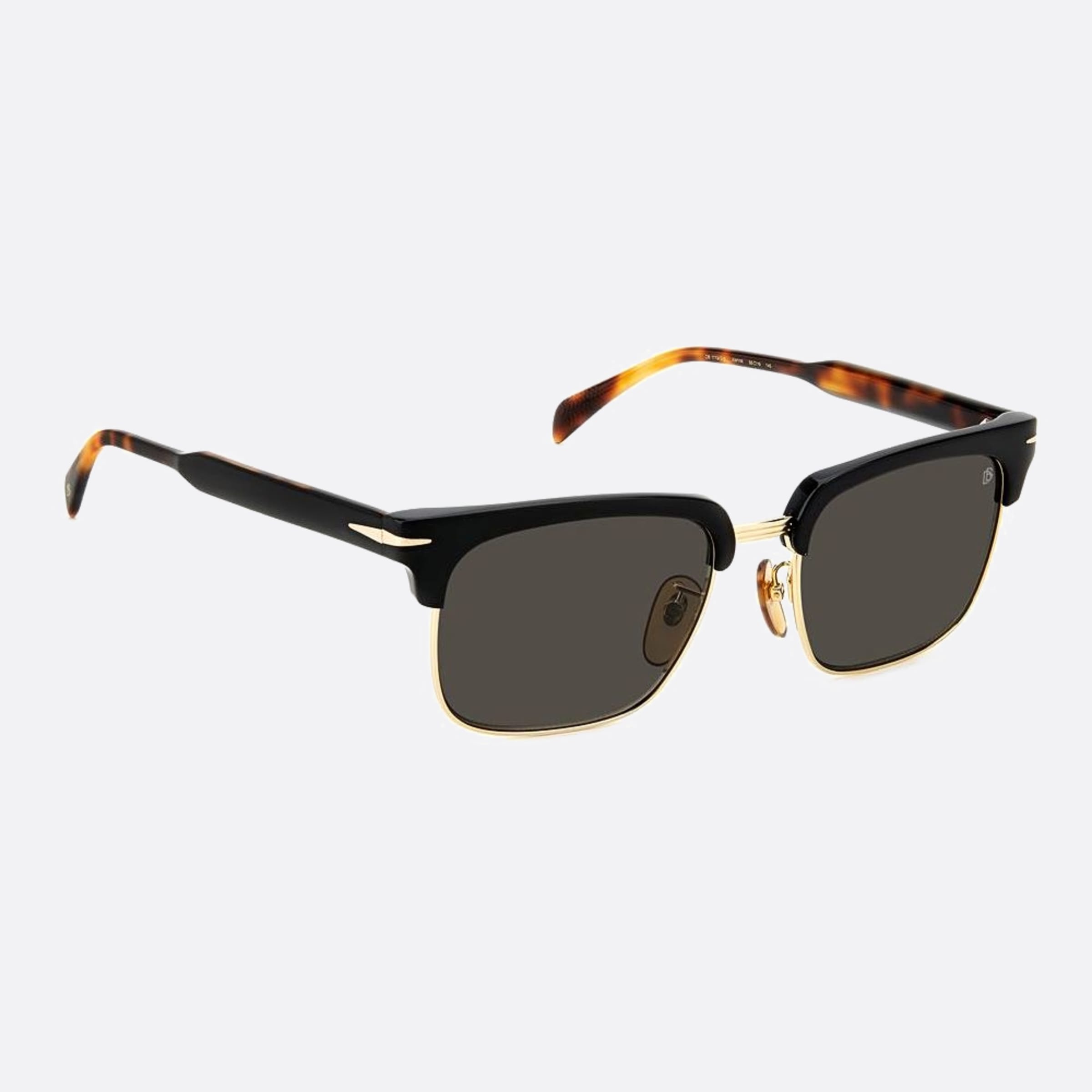 David 55mm Beckham Xwy Havana Squared Men Sunglasses - Detail View