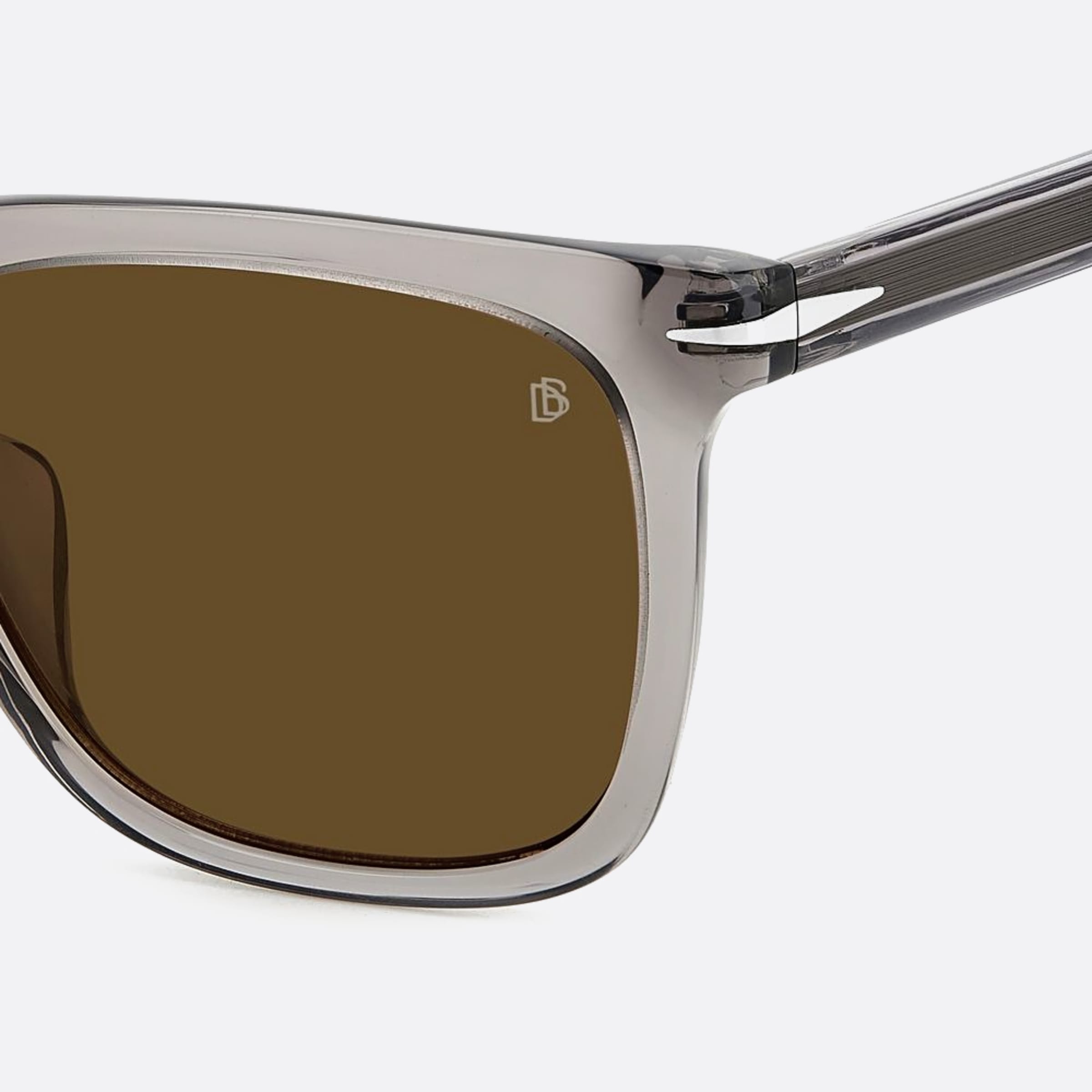 David 56mm Beckham Kb7 Grey Squared Men Sunglasses - Lifestyle Shot