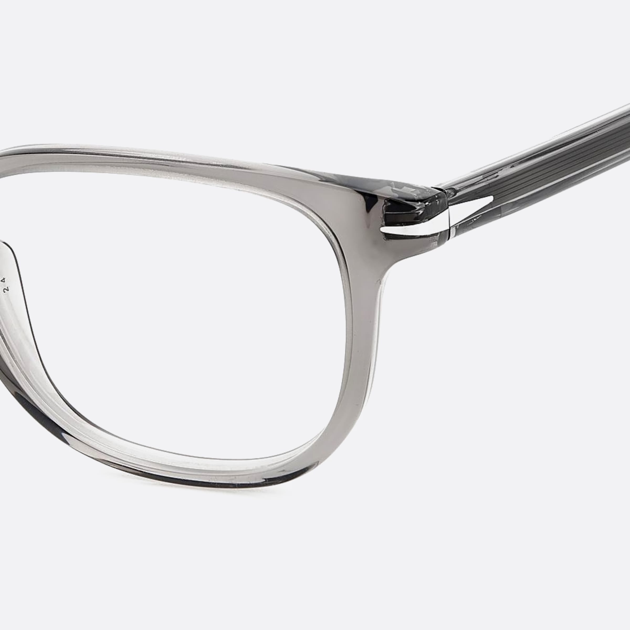 David 50mm Beckham Kb7 Grey Squared Men Eyeglasses - Lifestyle Shot
