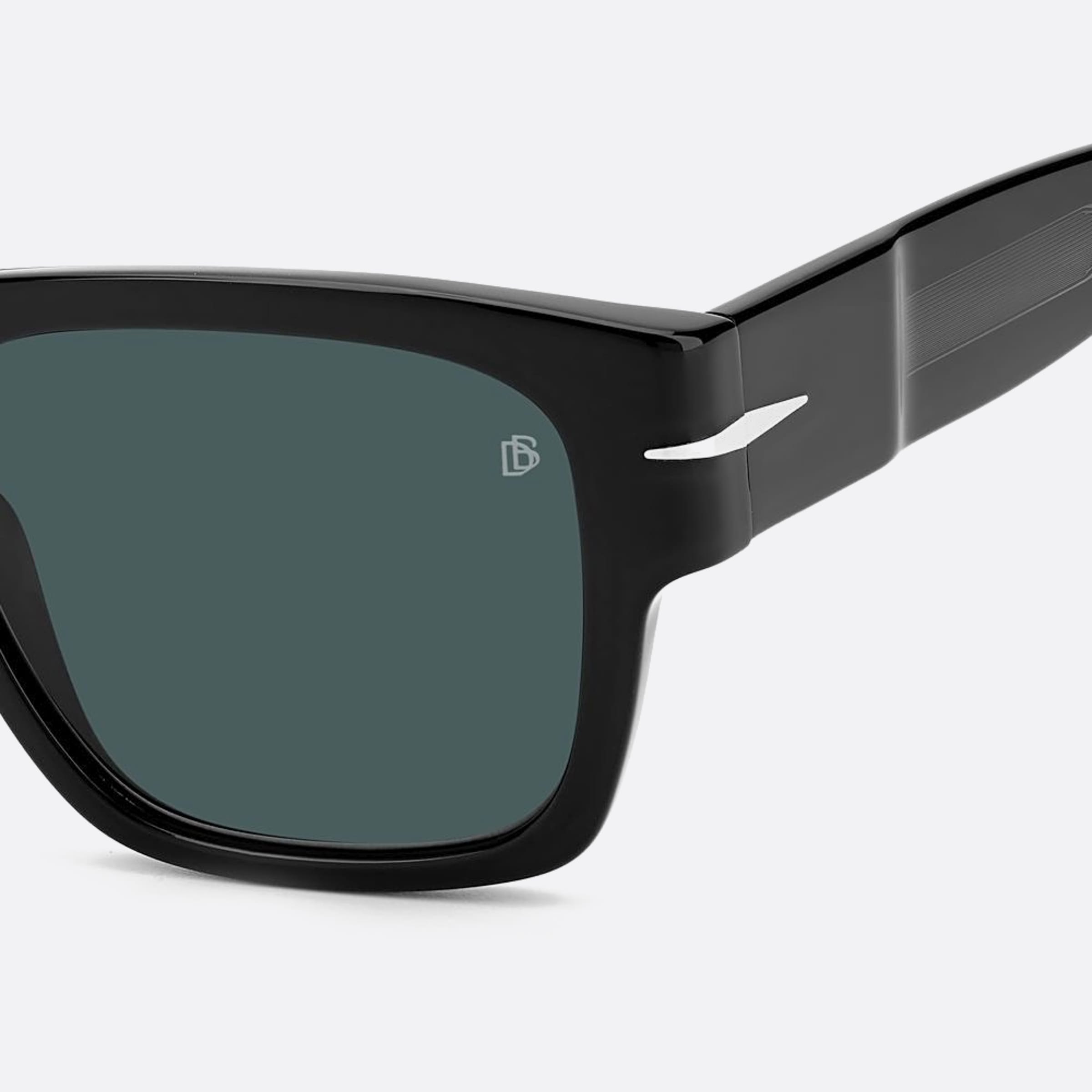 David 54mm Beckham Bold Black Squared Men Sunglasses - Lifestyle Shot