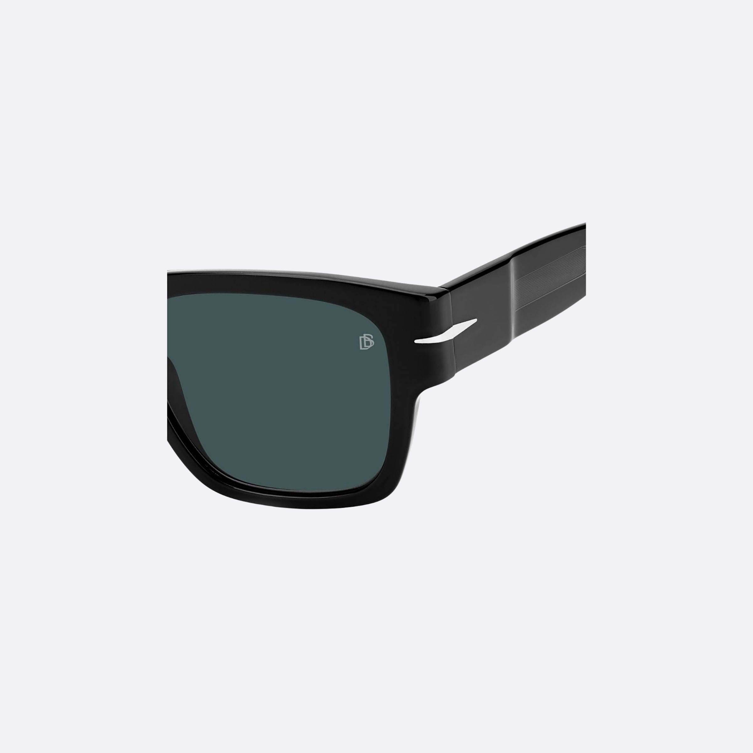 David 52mm Beckham Bold Black Squared Men Sunglasses - Lifestyle Shot