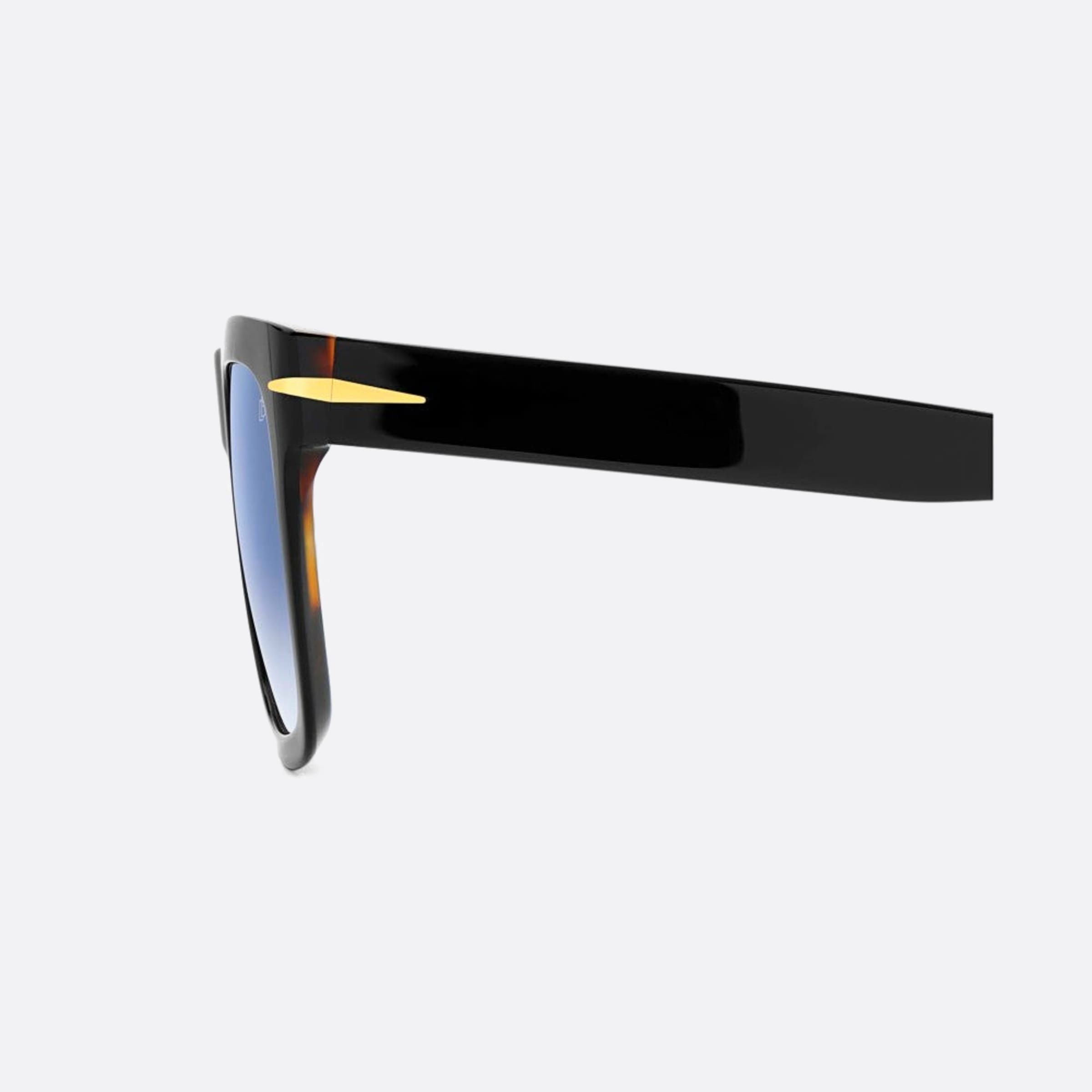 David 54mm Beckham Flat Wr7 Black Geometric Men Sunglasses - Lifestyle Shot