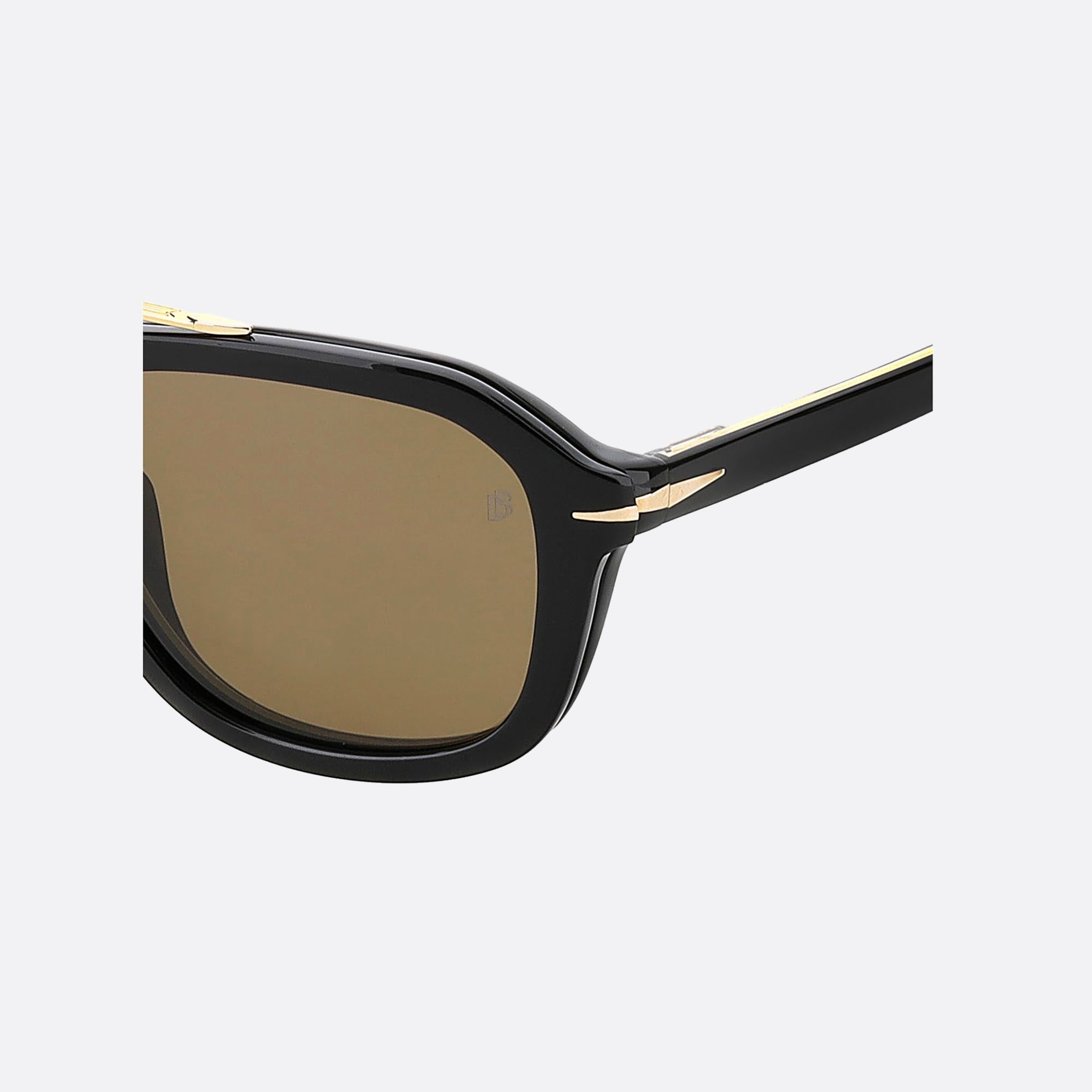 David 54mm Beckham Black Pilot Men Sunglasses - Lifestyle Shot