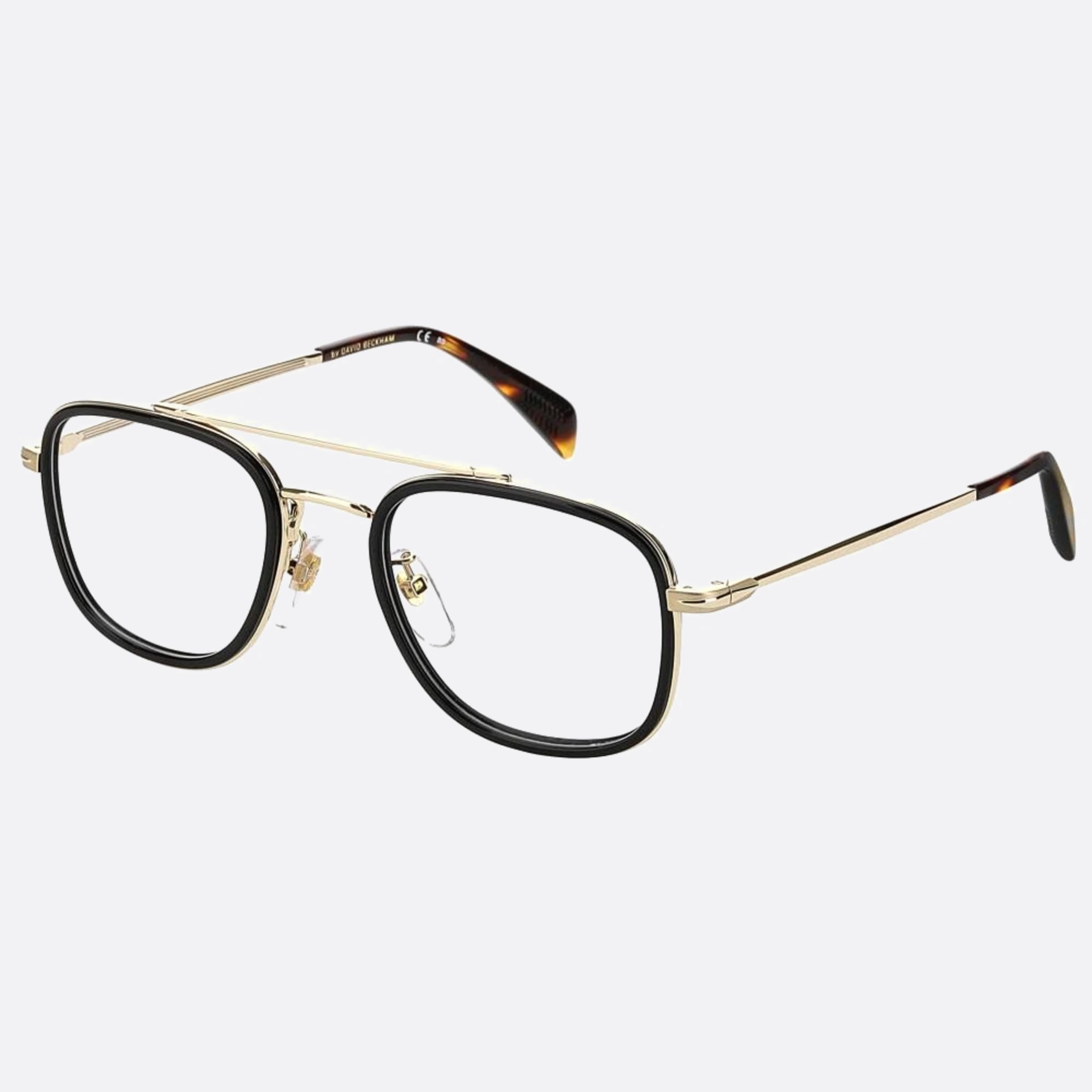 David 51mm Beckham Rhl Black Geometric Men Eyeglasses - Main View