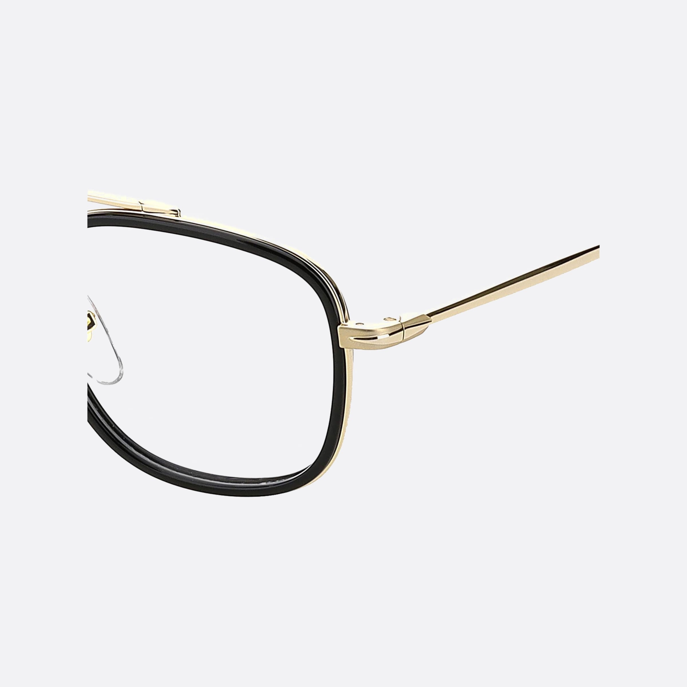 David 51mm Beckham Rhl Black Geometric Men Eyeglasses - Detail View