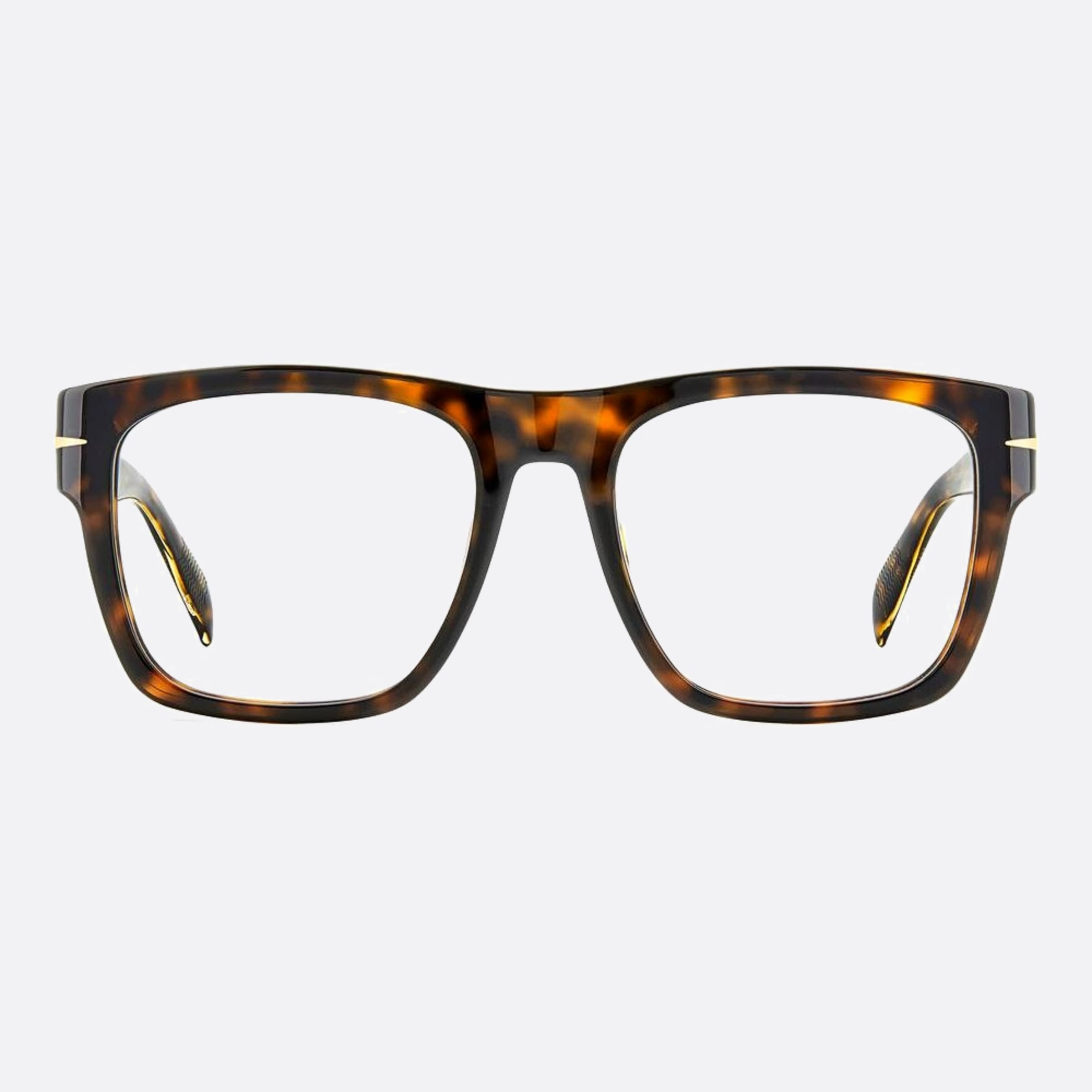 David 54mm Beckham Bold Havana Geometric Men Eyeglasses - Main View