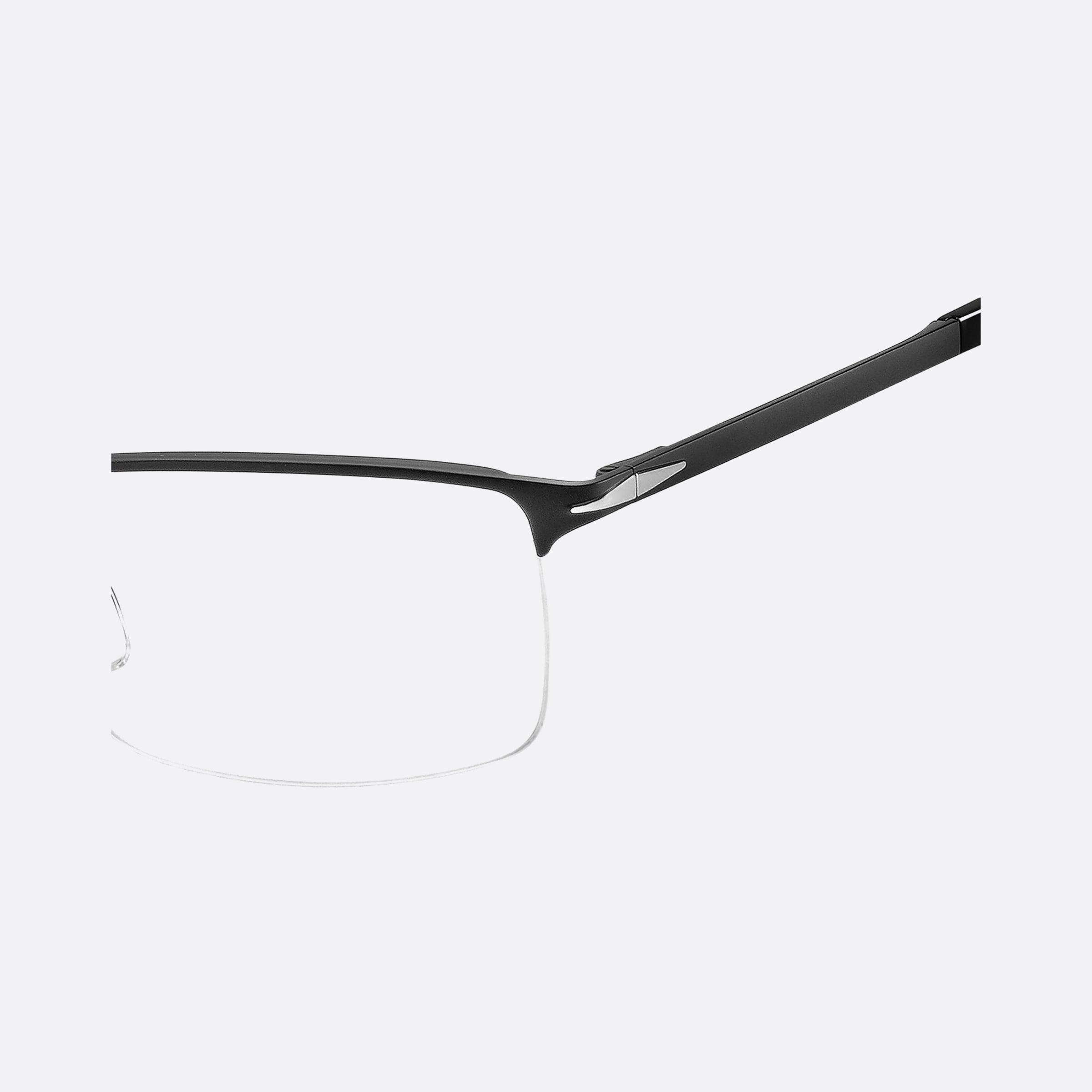 David 56mm Beckham Black Geometric Men Eyeglasses - Lifestyle Shot