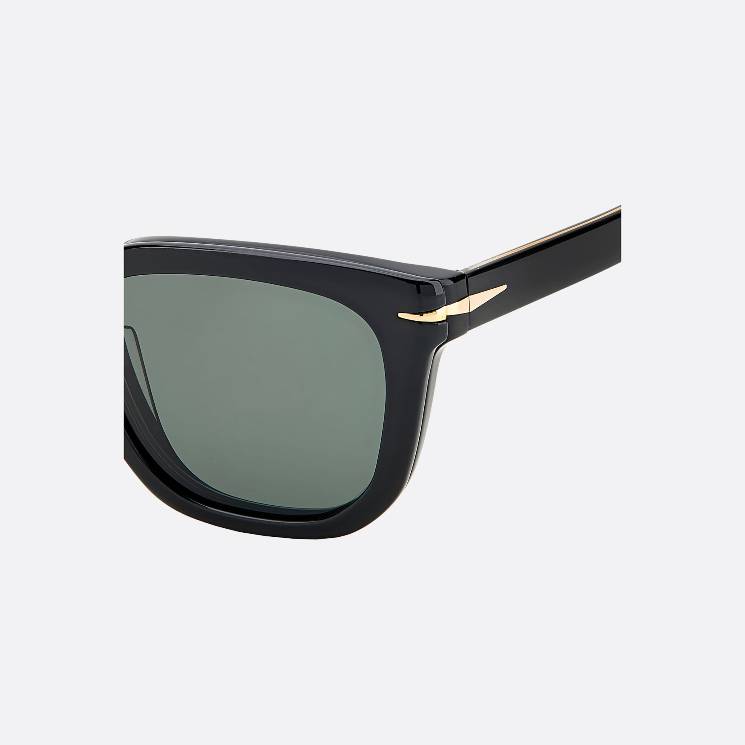 David 50mm Beckham Black Squared Men Sunglasses - Additional Angle