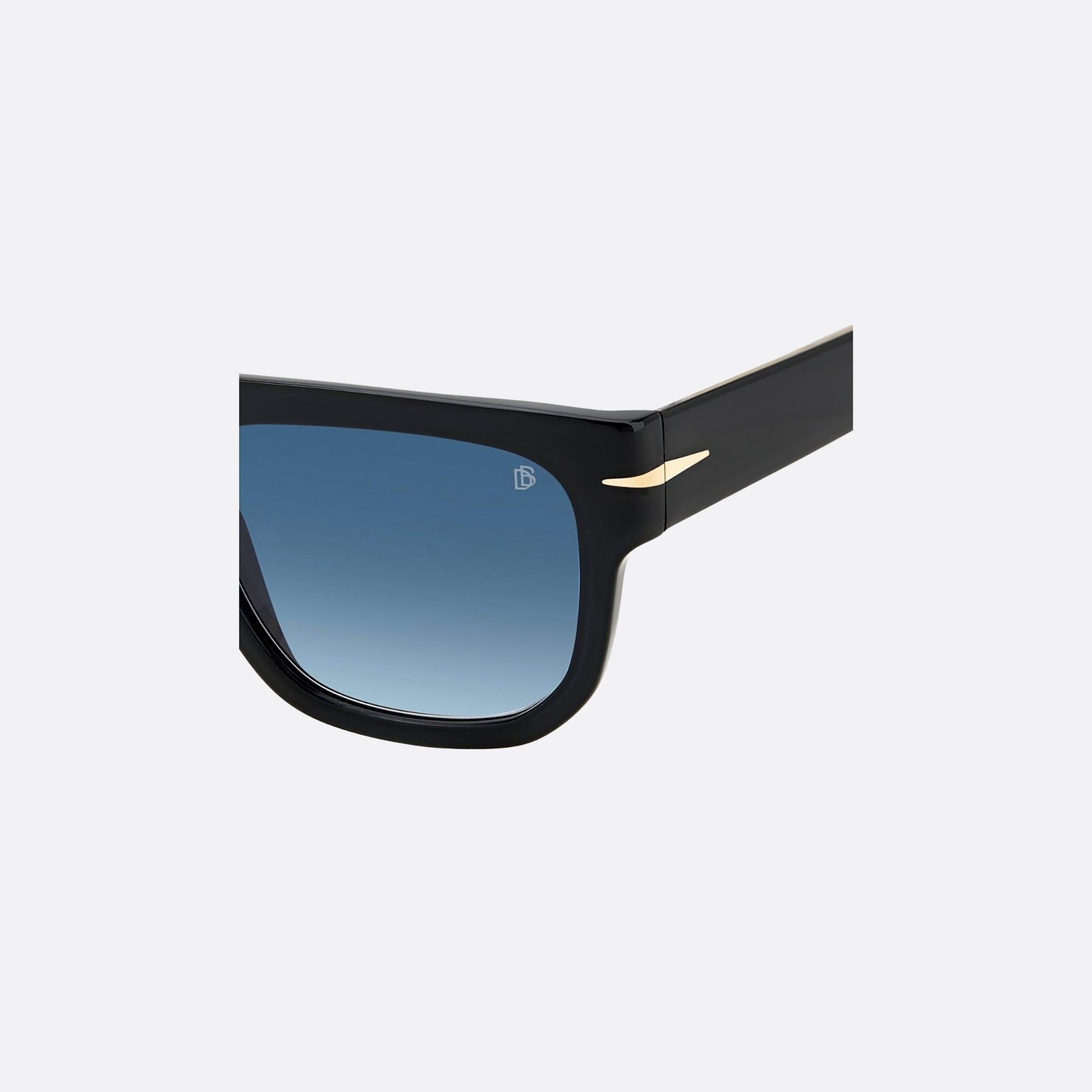 David 54mm Beckham Black Visor Men Sunglasses - Lifestyle Shot