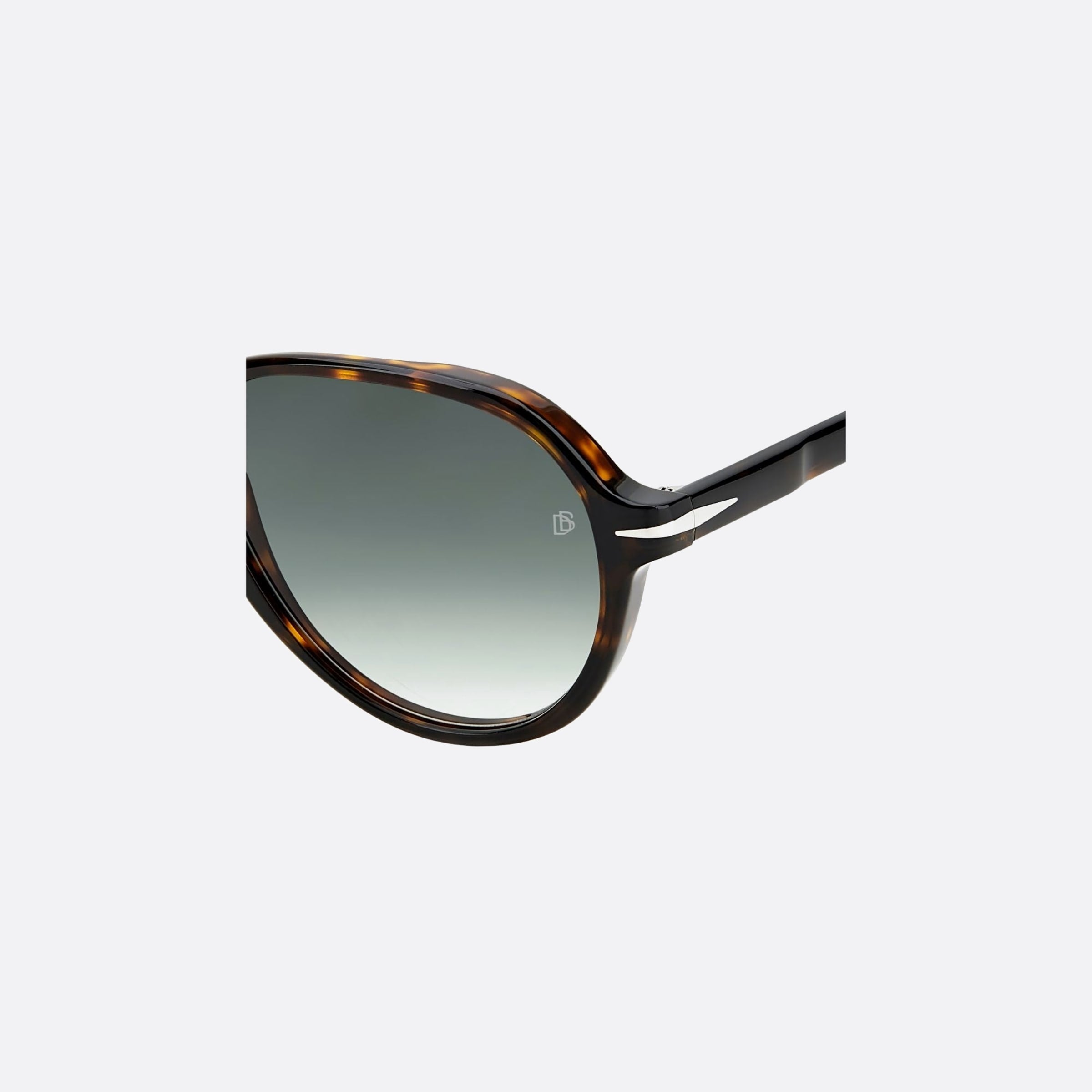 David 55mm Beckham Havana Pilot Men Sunglasses - Lifestyle Shot