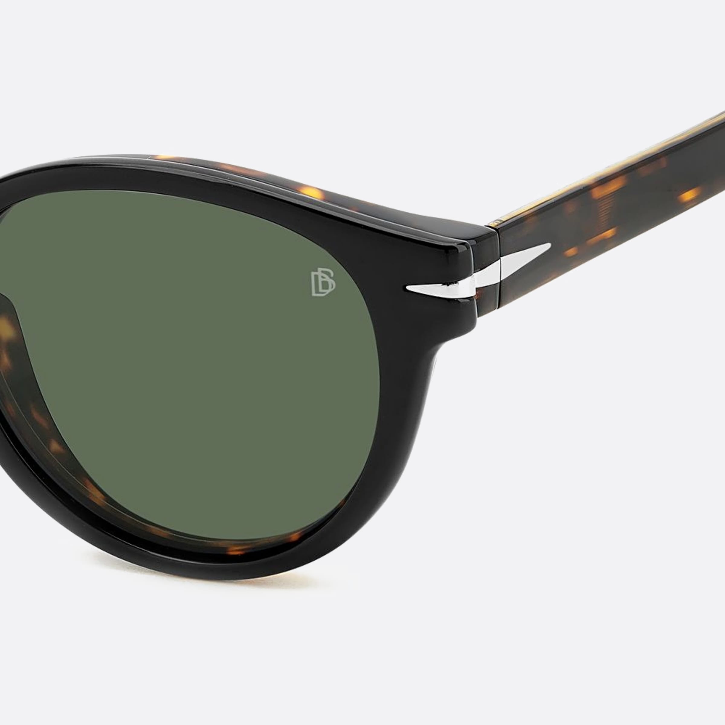 David 49mm Beckham Havana Squared Men Sunglasses - Additional Angle