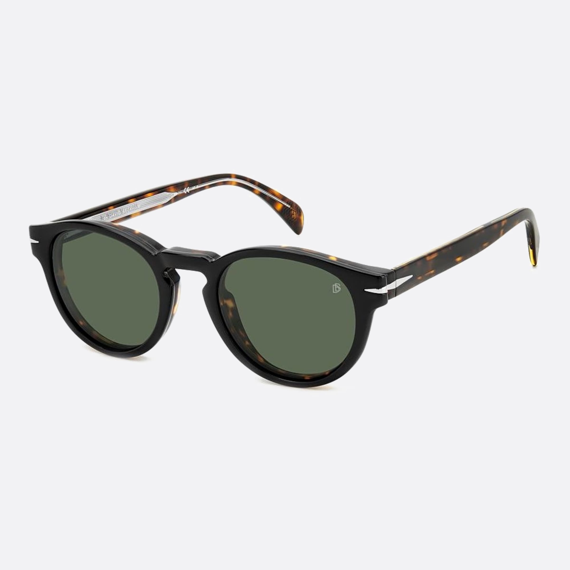David 49mm Beckham Havana Squared Men Sunglasses - Additional Angle