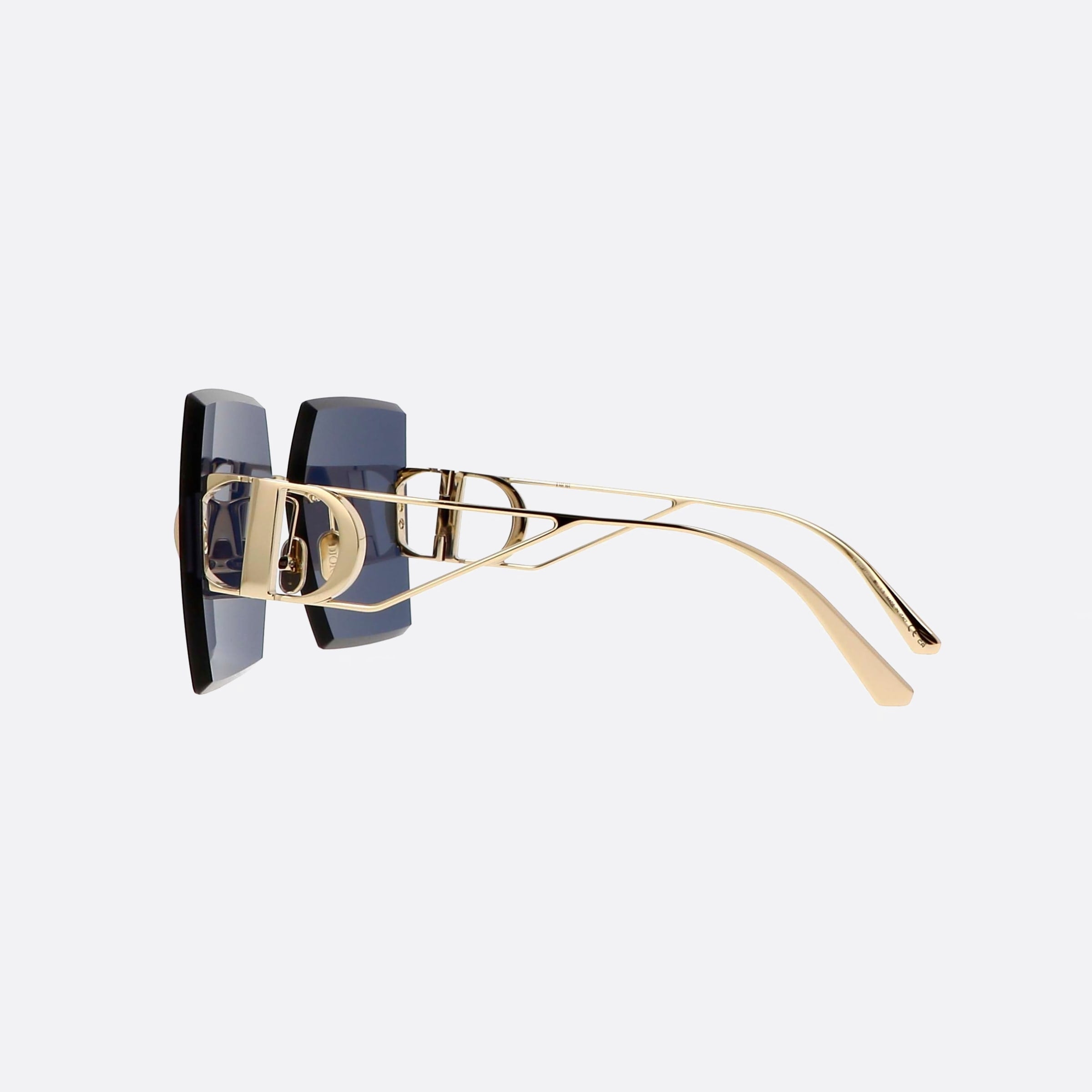 Dior 61mm 30montaigne S7u B0b0 Silver Geometric Women Sunglasses - Detail View