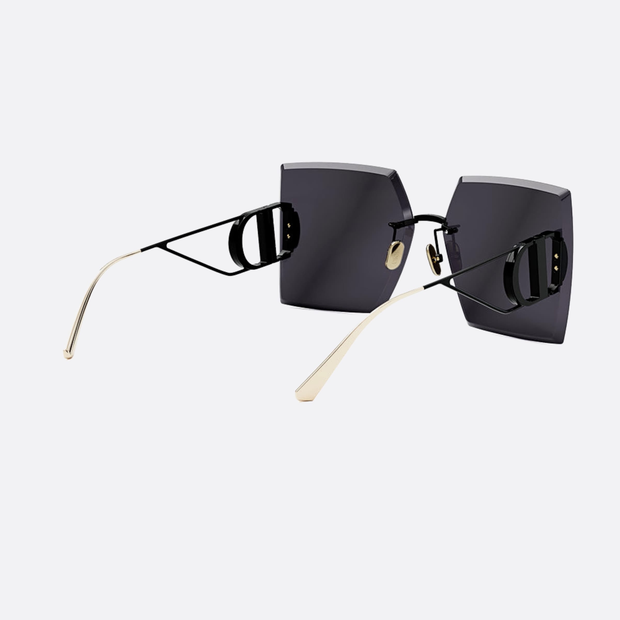 Dior 61mm 30montaigne S7u I0a7 Silver Geometric Women Sunglasses - Additional Angle