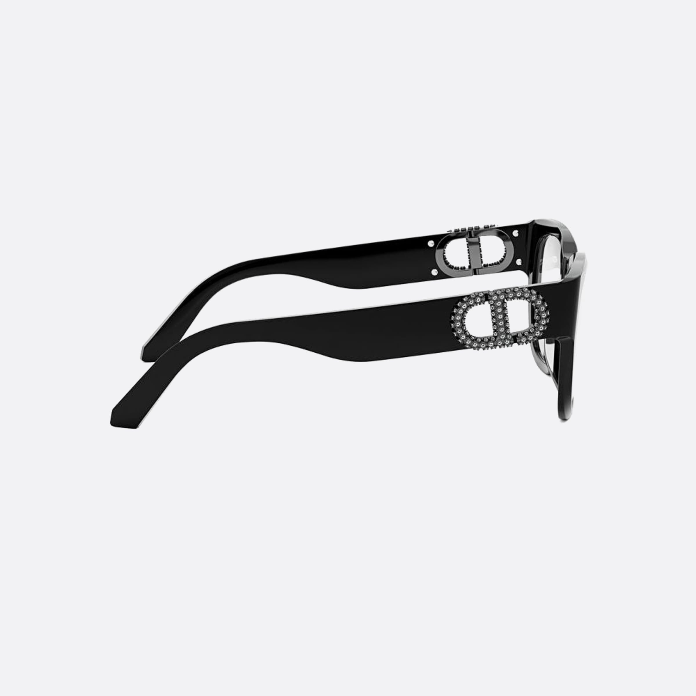 Dior 55mm 30montaigneo S4i Black Squared Women Eyeglasses - Additional Angle