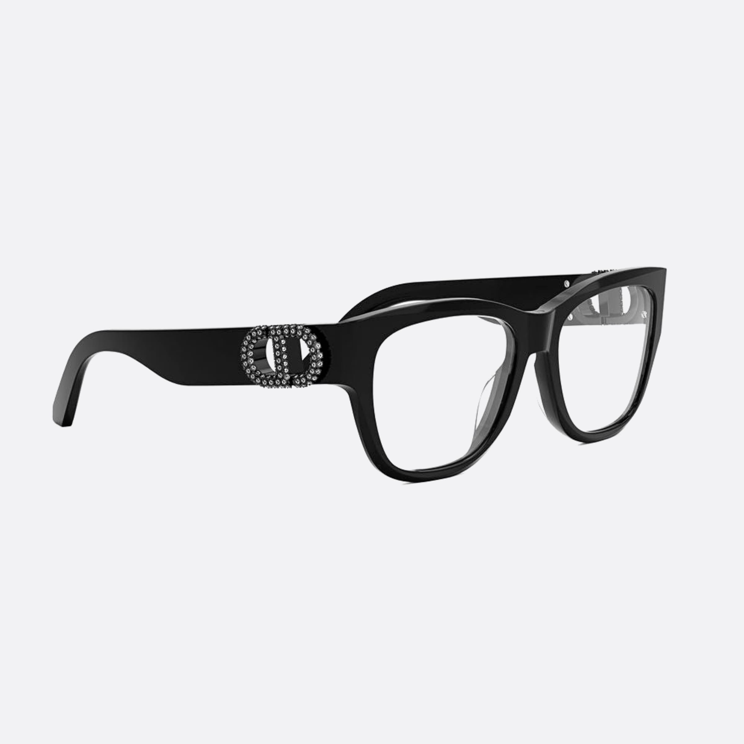 Dior 55mm 30montaigneo S4i Black Squared Women Eyeglasses - Additional Angle