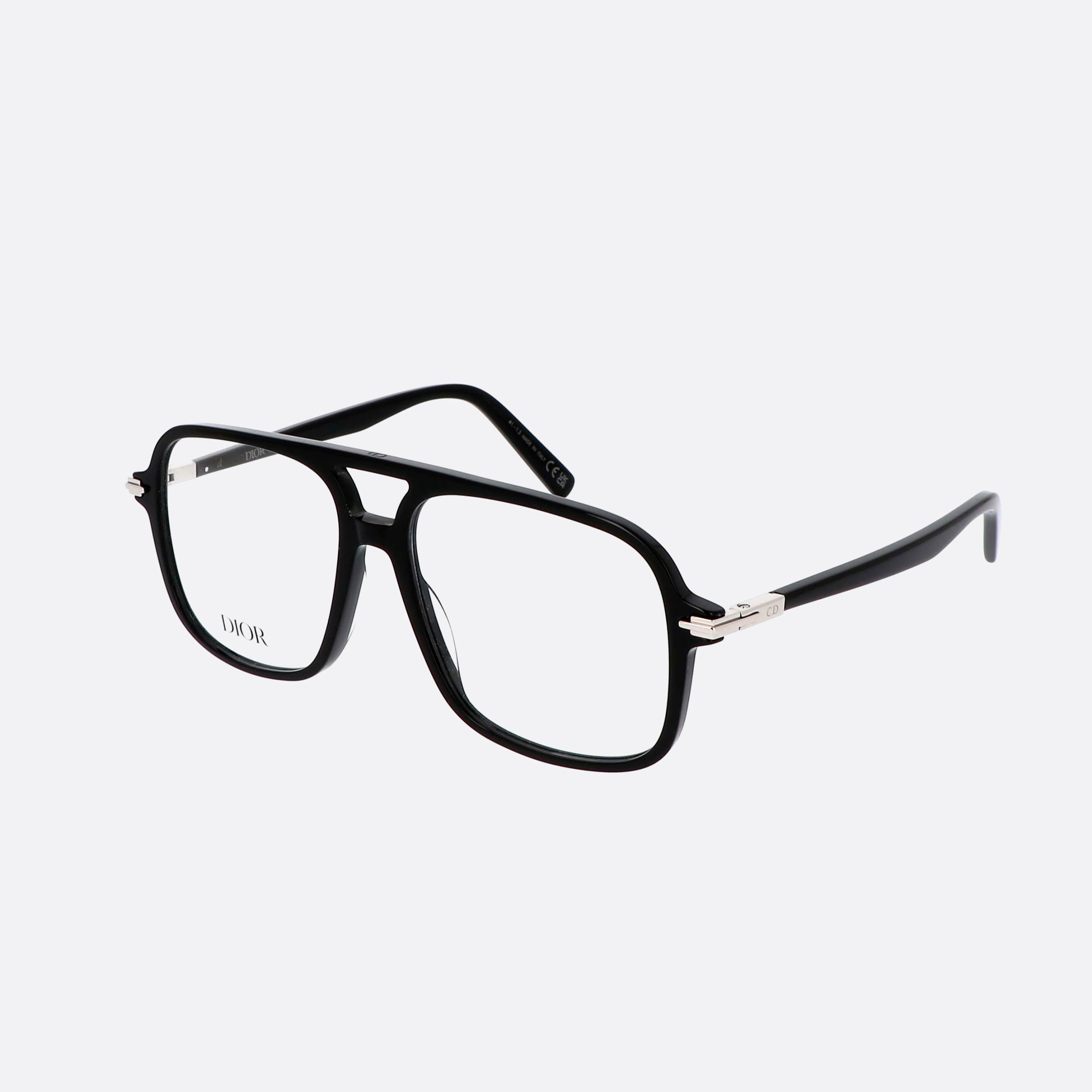 Dior 56mm Blacksuito N3i Black Men Eyeglasses - Main View