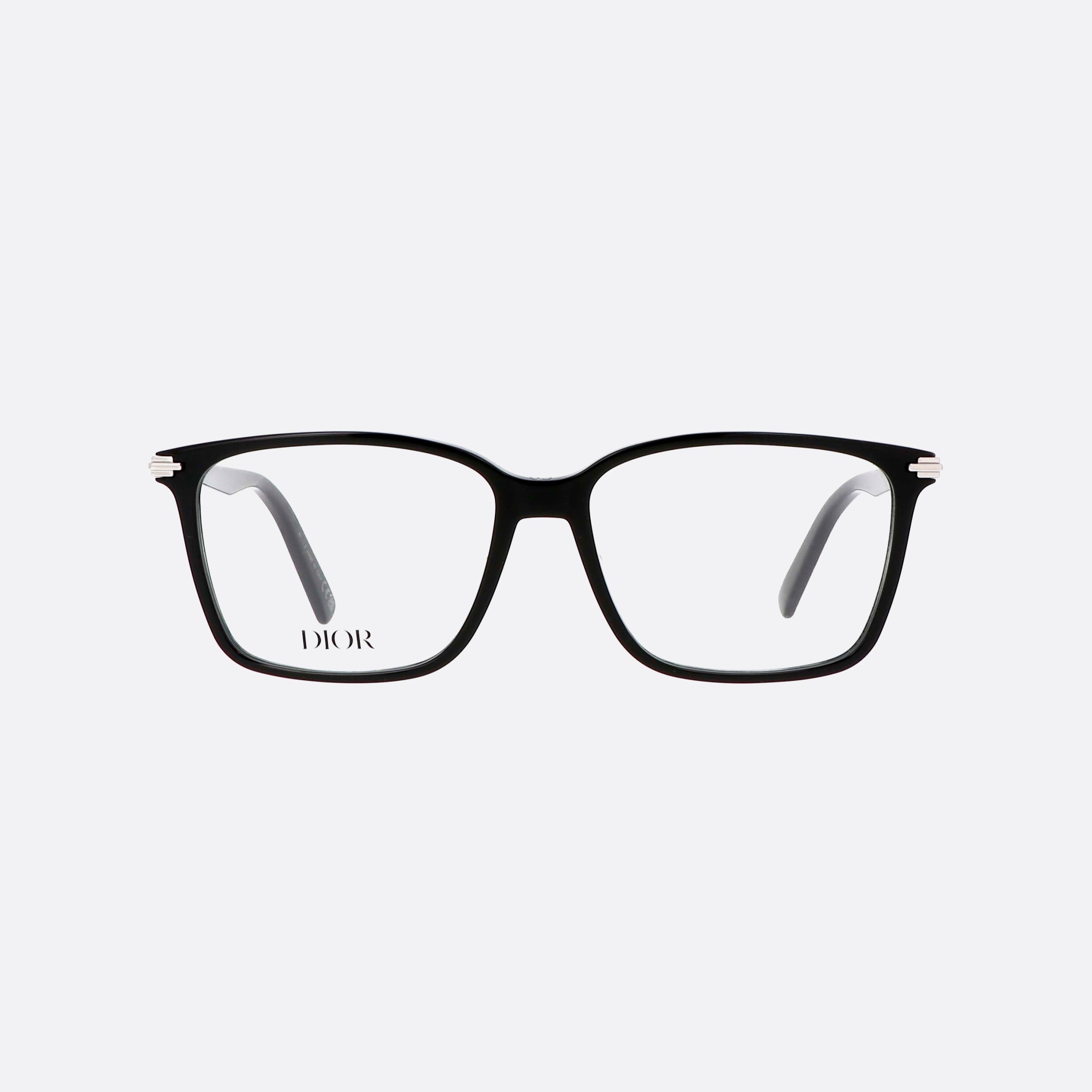 Dior 54mm Blacksuito S14i Black Men Eyeglasses - Side View
