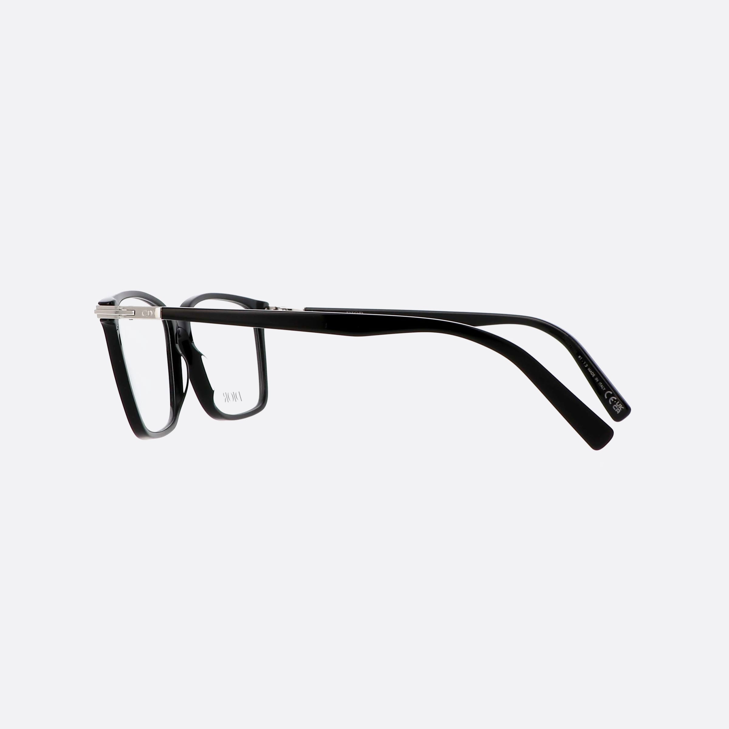Dior 54mm Blacksuito S14i Black Men Eyeglasses - Detail View