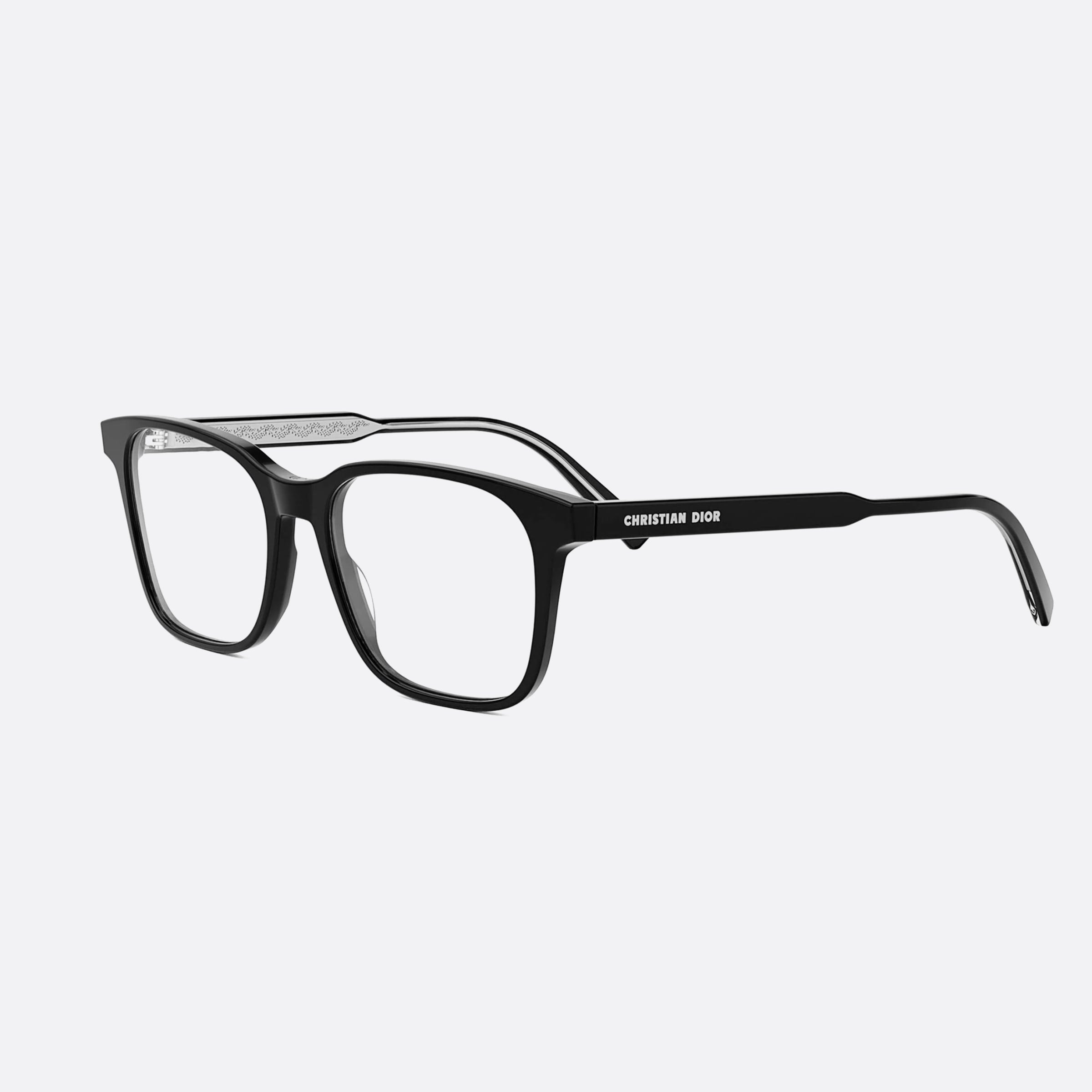 Dior 55mm Botanicao S1i Black Men Eyeglasses - Main View