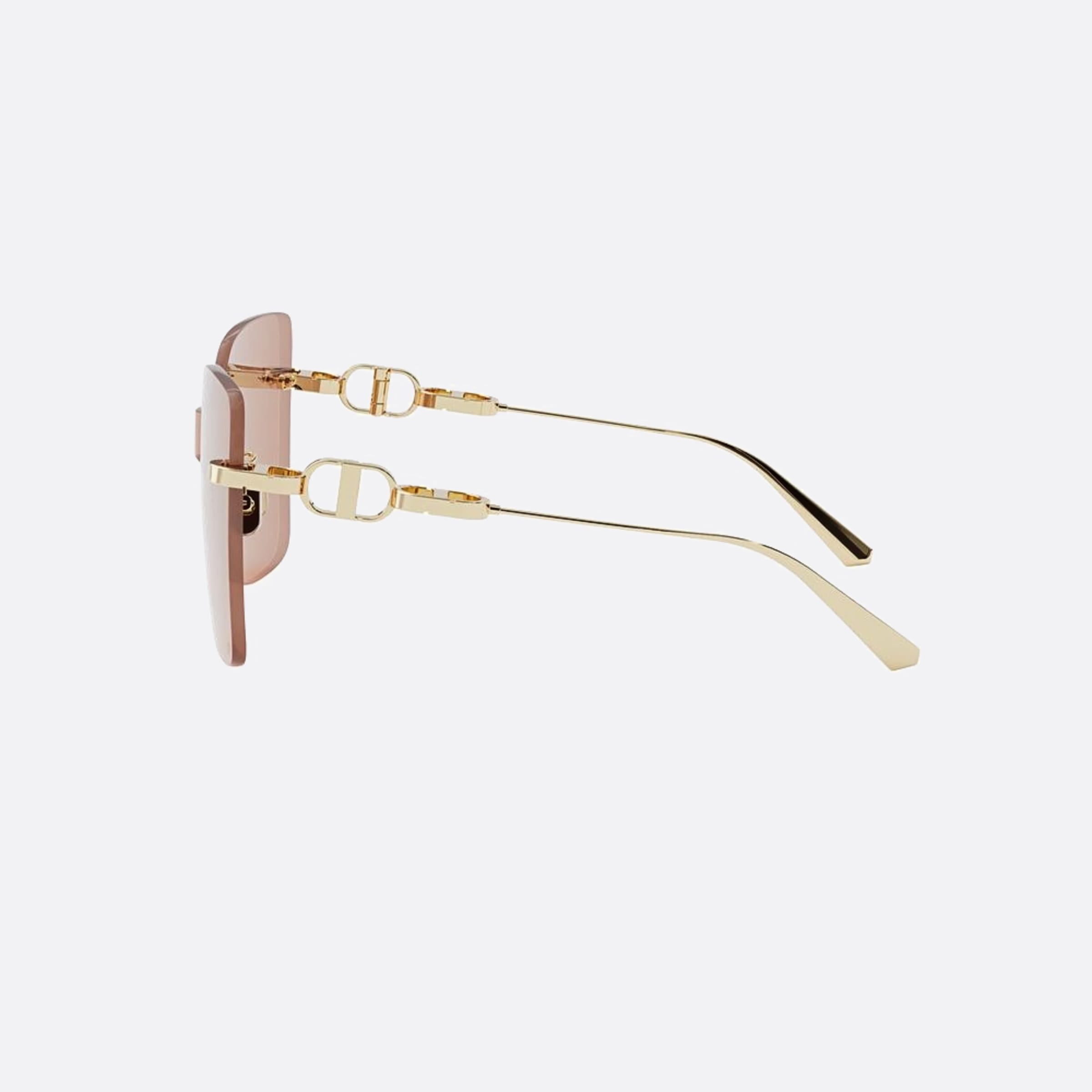 Dior Chain M1u B0l0 Yellow Shield Women Sunglasses - Detail View