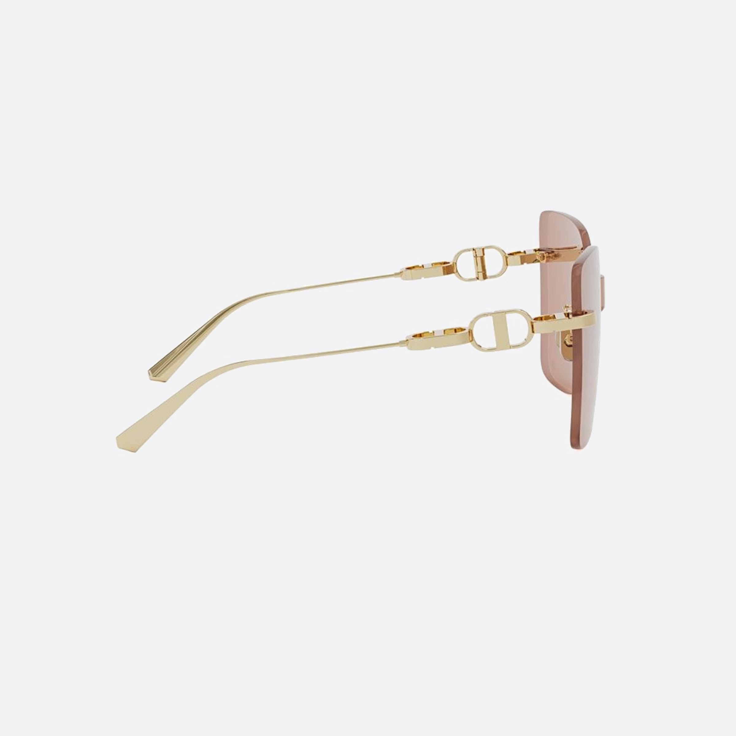 Dior Chain M1u B0l0 Yellow Shield Women Sunglasses - Additional Angle