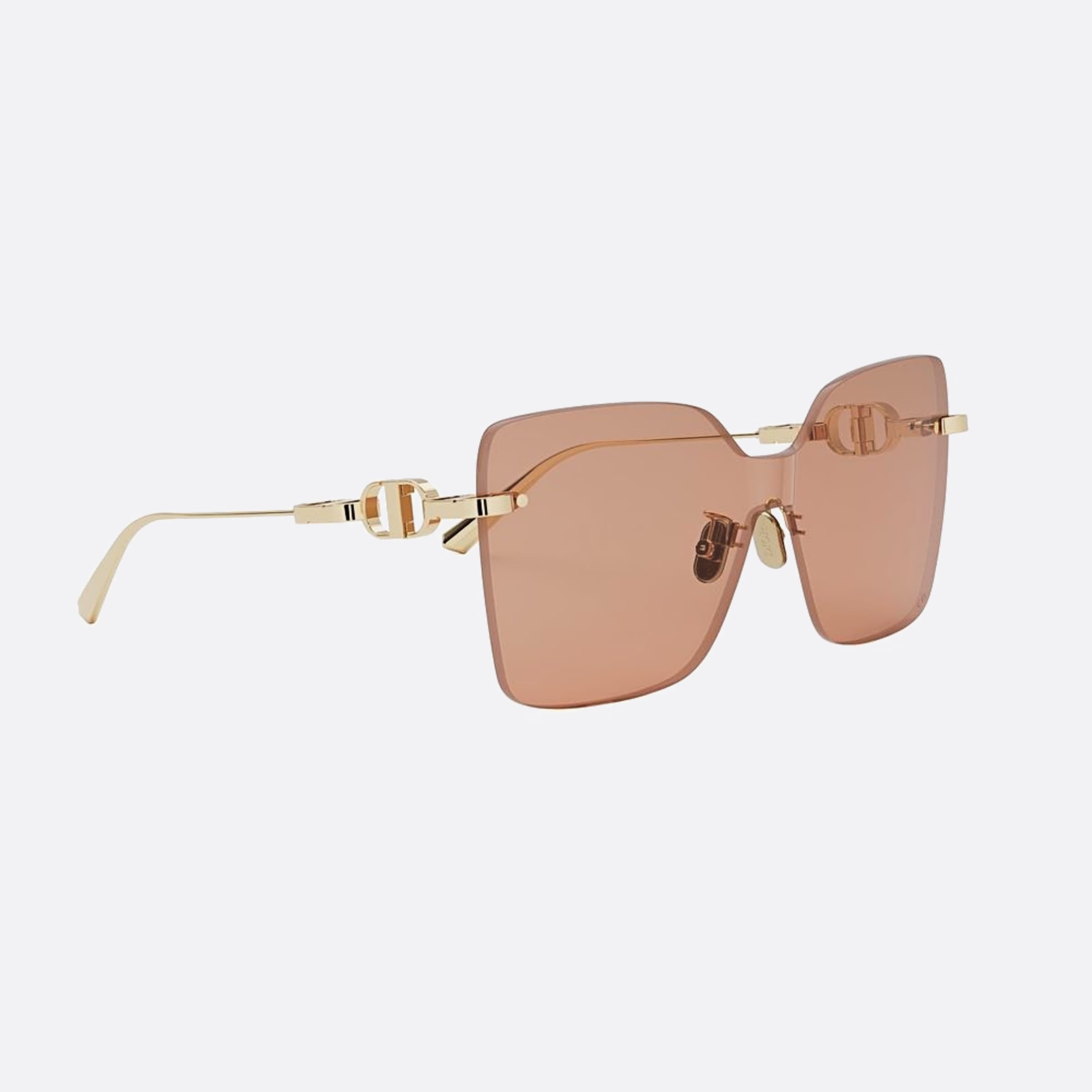 Dior Chain M1u B0l0 Yellow Shield Women Sunglasses - Additional Angle