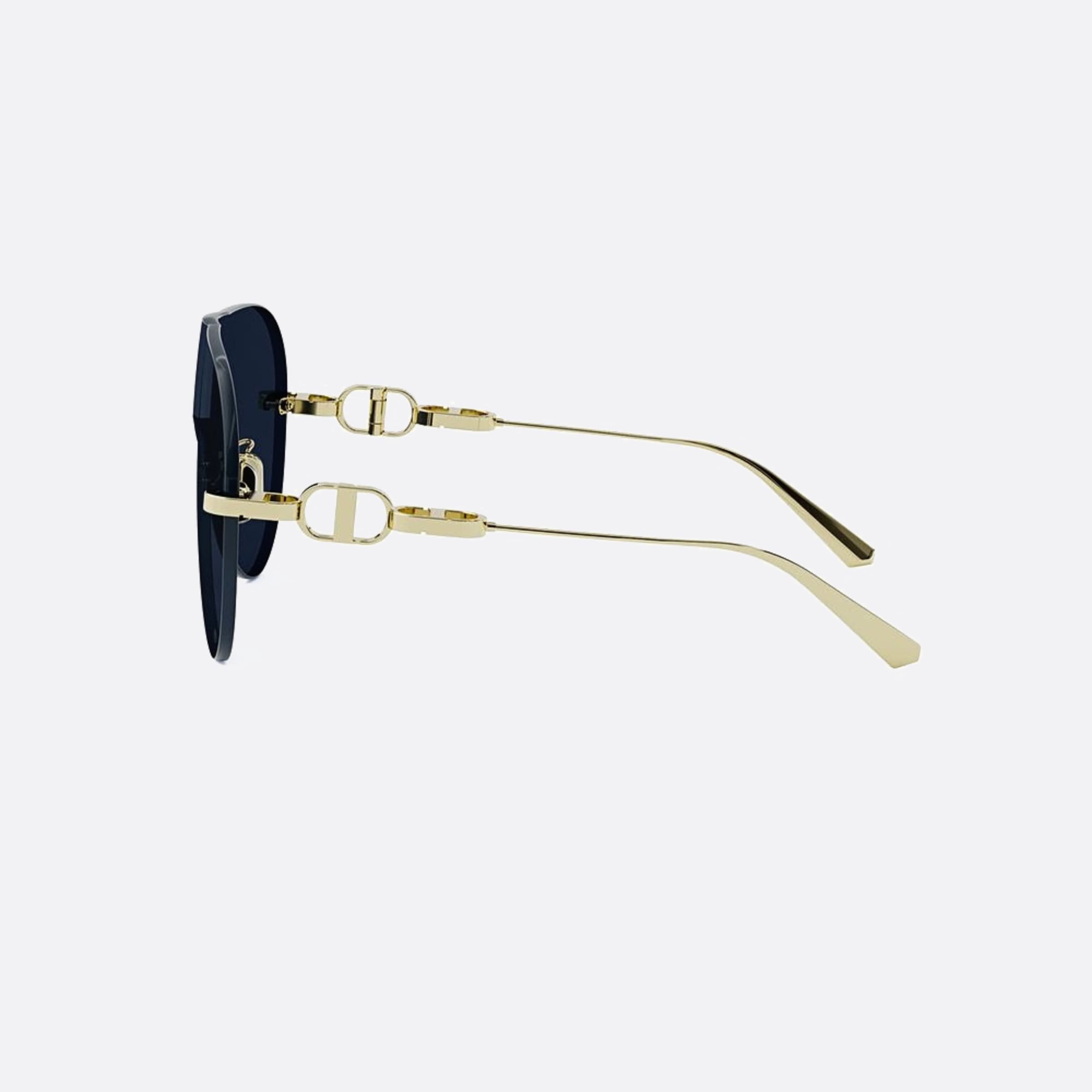 Dior Chain M2u B0b0 Gold Pilot Women Sunglasses - Detail View