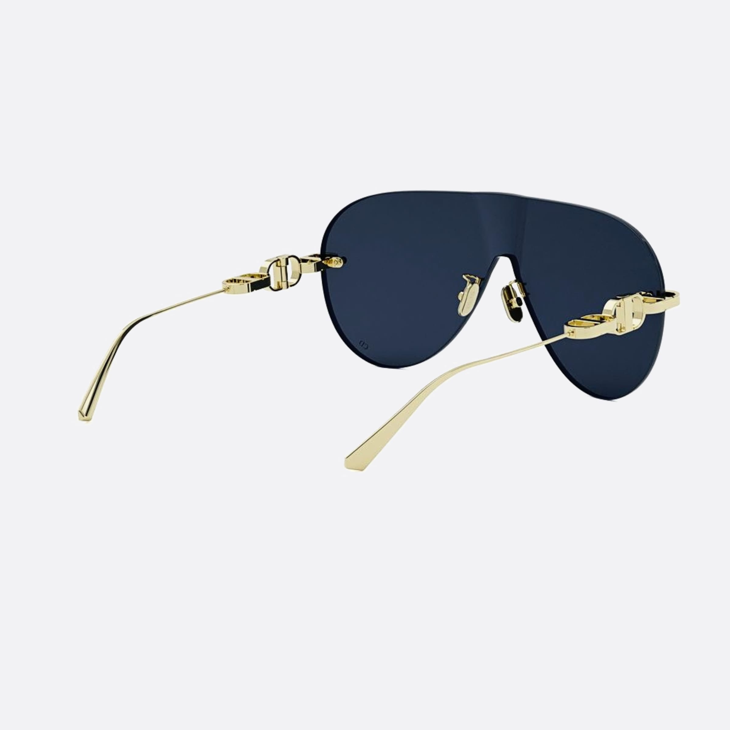 Dior Chain M2u B0b0 Gold Pilot Women Sunglasses - Additional Angle