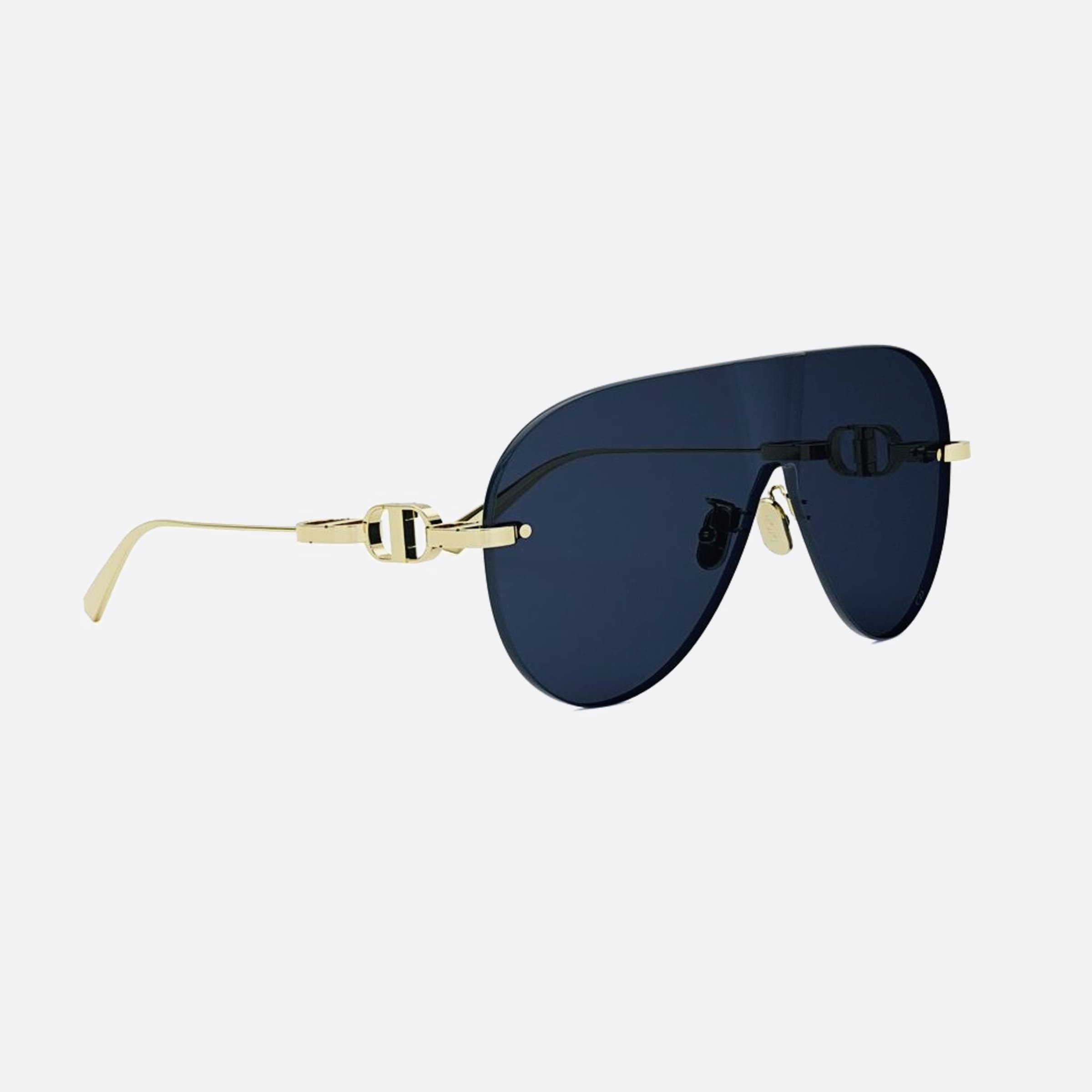 Dior Chain M2u B0b0 Gold Pilot Women Sunglasses - Additional Angle